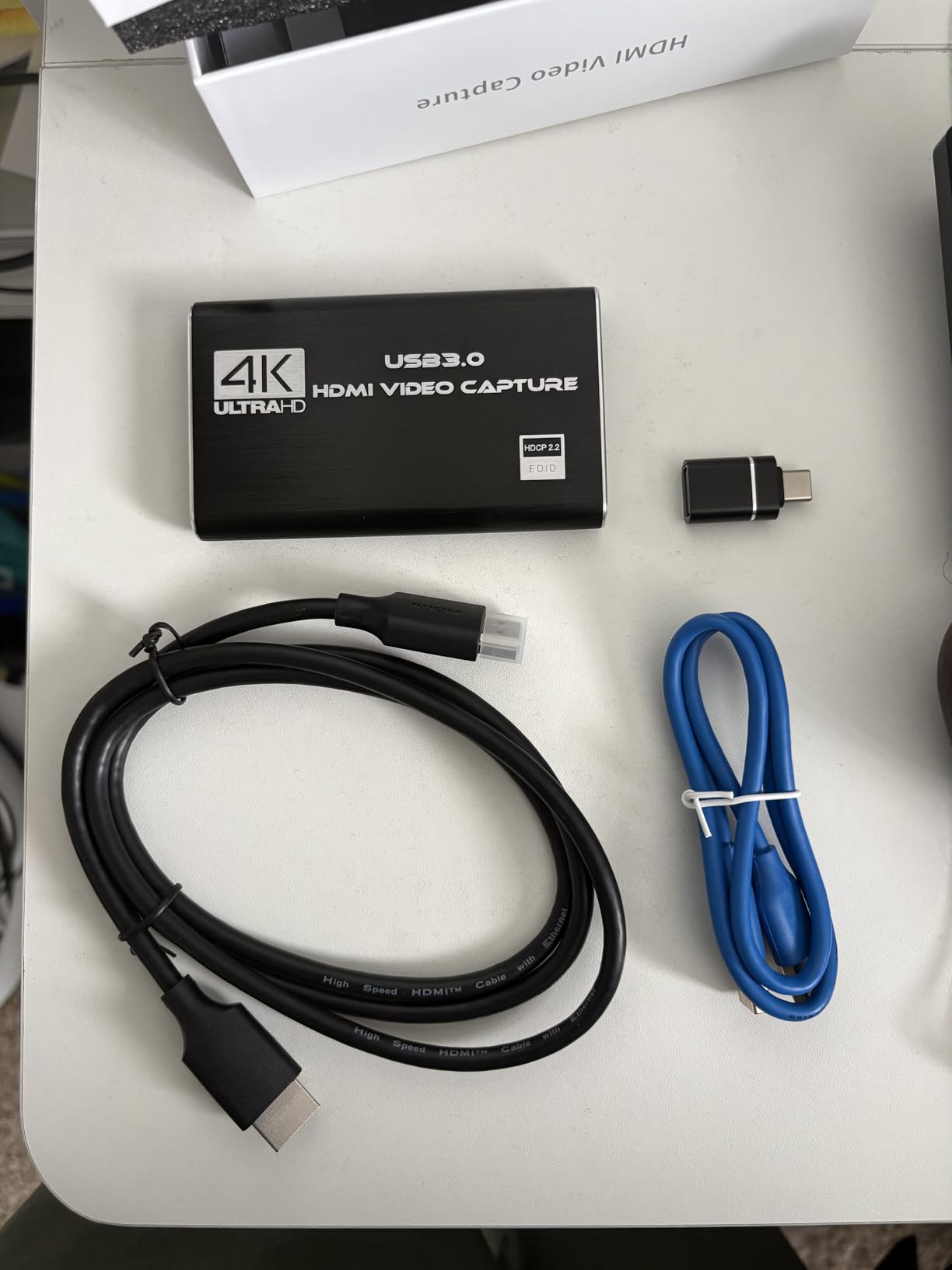 Capture Card, 4K HDMI Video Capture Card, Game Capture Card, 1080P 60FPS Video Capture Device, HDMI to USB 3.0 Capture Card for Streaming, Work with Camera/Xbox/PS4/PS5/PC/OBS customer photo 2