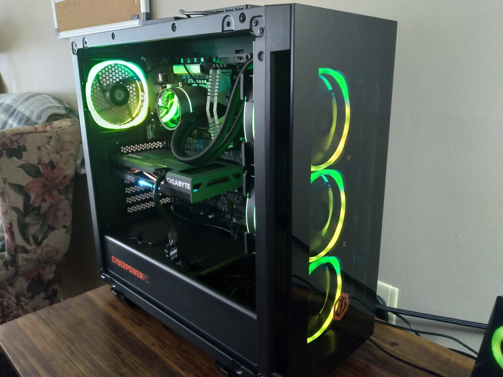 CYBERPOWERPC Gamer Xtreme VR Gaming PC, Intel Core i5-11600KF 3.9GHz, 16GB DDR4, GeForce RTX 3060 12GB, 500GB NVMe SSD, 1TB HDD, WiFi Ready & Win 11 Home (GXiVR8480A10) customer photo 1