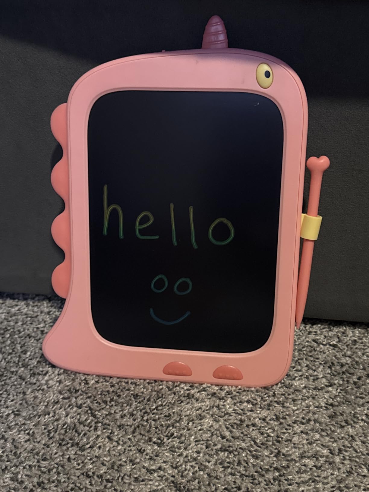 8.5 Inch LCD Doodle Board Tablet Toy - Green Dinosaur Drawing Pad for Kids 2-6 Years Old - Christmas and Birthday Gifts customer photo 1