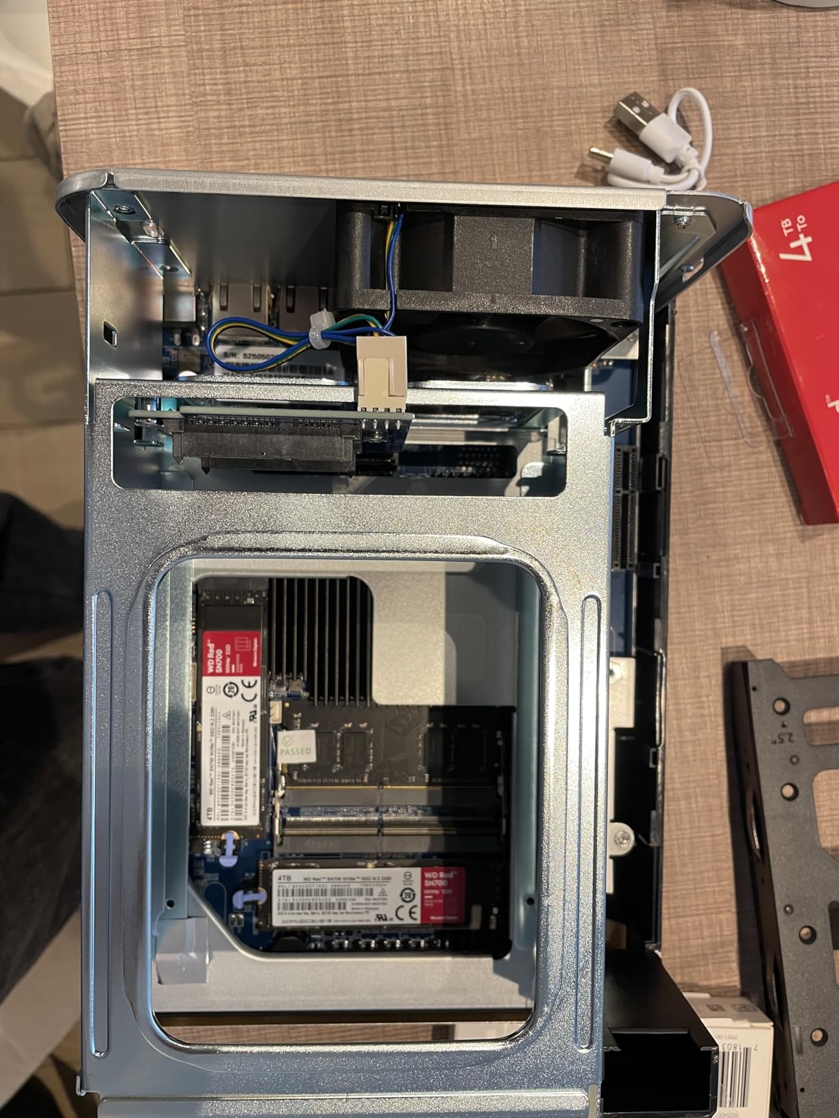 Western Digital 500GB WD Red SN700 NVMe Internal Solid State Drive SSD for NAS Devices - Gen3 PCIe, M.2 2280, Up to 3,430 MB/s - WDS500G1R0C customer photo 1
