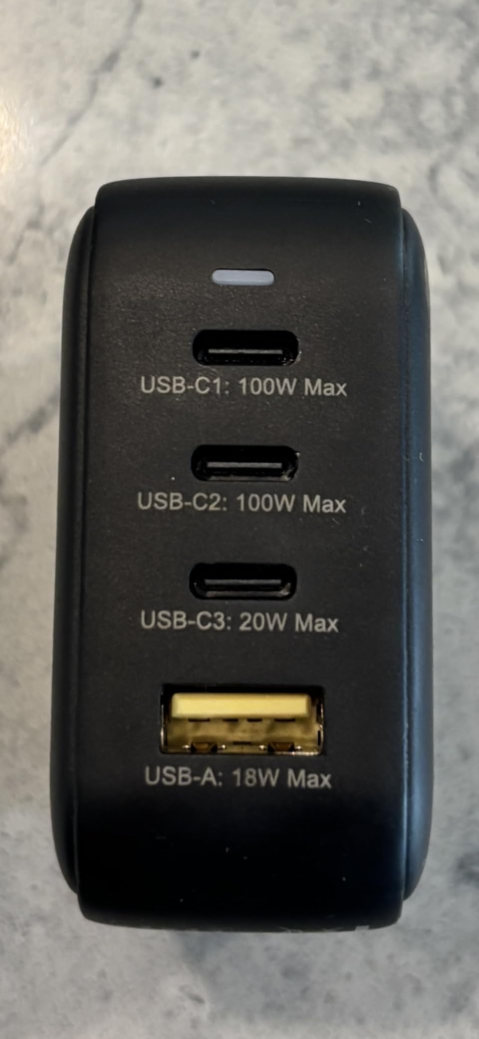 MINIX P3 100W Turbo 4-Port GaN Travel Wall Charger USB C PD Power Adapter | Compact Foldable Plug (3x USB-C, 1x USB-A), Compatible with MacBook Pro Air, iPad Pro, iPhone 17/16 Pro Max, Galaxy S25/24 customer photo 1