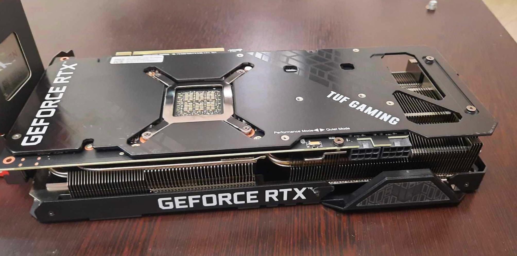 ASUS TUF Gaming NVIDIA GeForce RTX 3080 V2 OC Edition Graphics Card (PCIe 4.0, 10GB GDDR6X, LHR, HDMI 2.1, DisplayPort 1.4a, Dual Ball Bearings, Military-Grade Certification, GPU Tweak II) (Renewed) customer photo 1