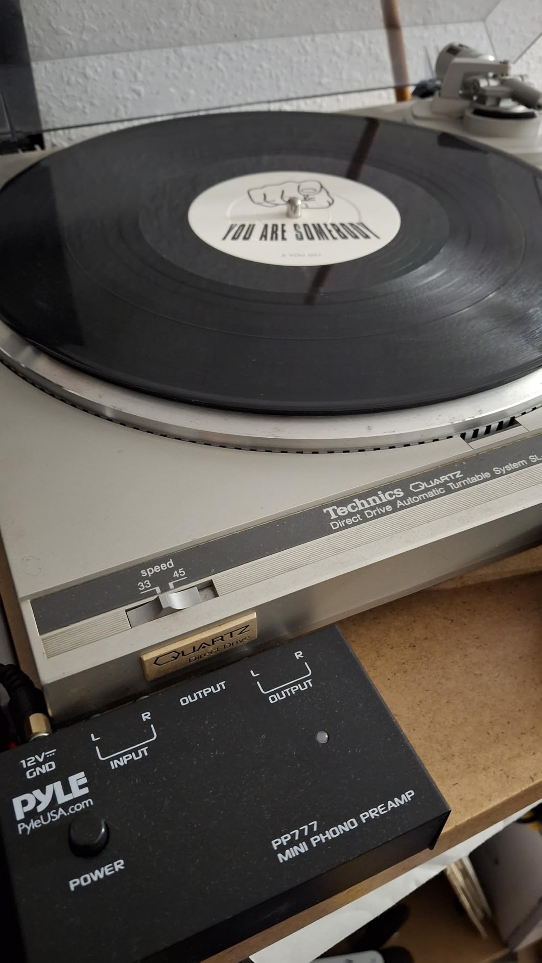 Pyle Mini Phono Turntable Preamp - Stereo Preamplifier with RCA Input/Output - Low Noise - Powered by 12V DC Adapter - Ideal for Vinyl & Phonographs - PP777 customer photo 2