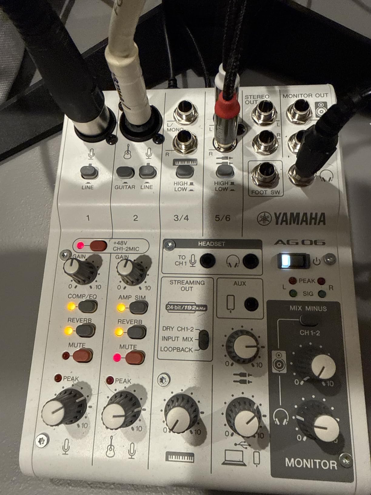 Yamaha AG06MK2 Black 6-Channel Live Streaming Loopback Mixer/USB Interface with Steinberg Software Suite | LOOPBACK, DSP Effects, Cubase AI And WaveLab Cast customer photo 1
