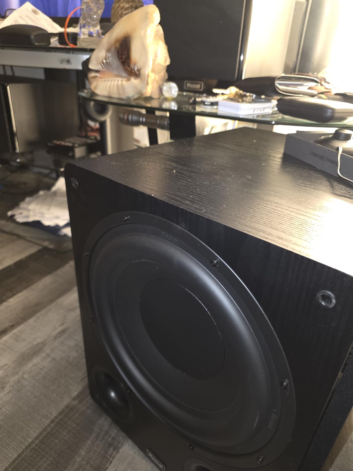 Fosi Audio Bluetooth Subwoofer Amplifier 2.1, BT30D Pro Subwoofer Amp with TPA3255 Chips 165W x2+350W & Bass Treble Control, 2.1 Channel Sub Amplifier for Desktop/Outdoor/Bookshelf Speakers customer photo 2