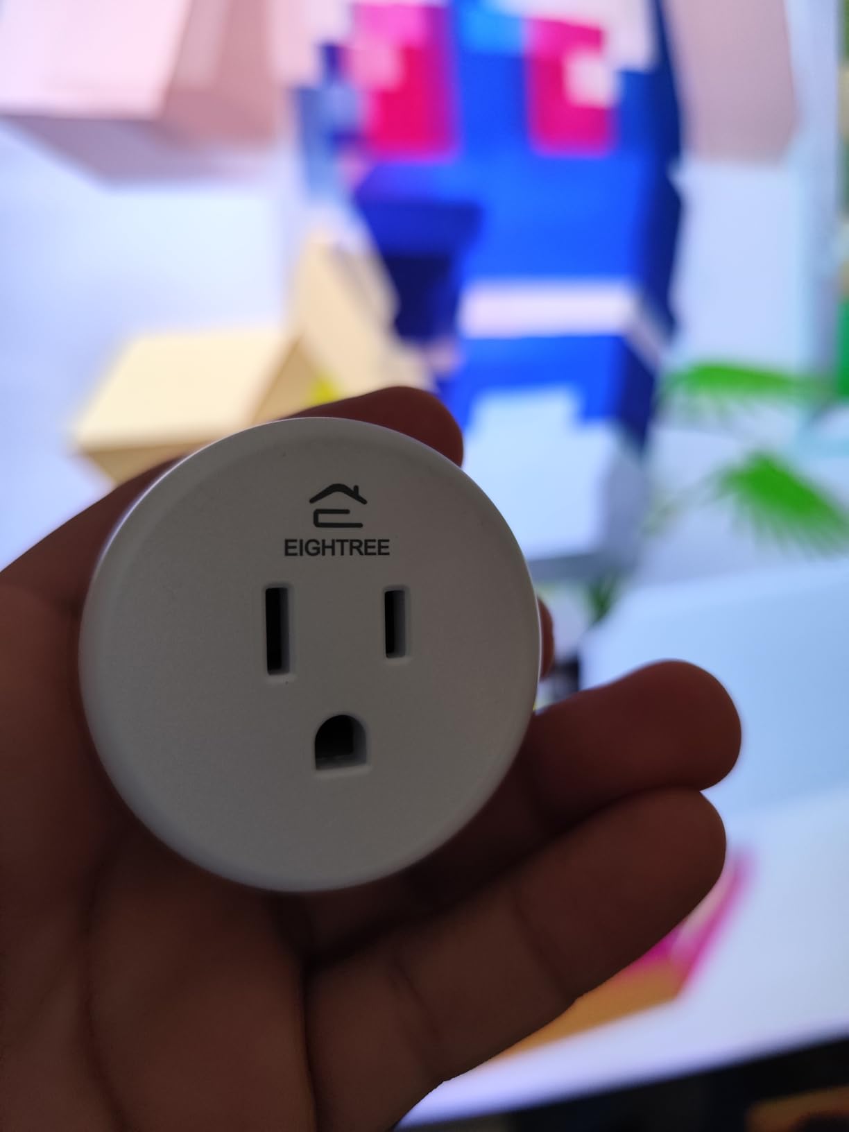 EIGHTREE Smart Plug WiFi Outlet Works with Alexa & Google Home, 15A, 4-Pack, Smart Home Socket with Remote Control & Timer Function, WiFi Plug for household appliances, No Hub Required, 2.4GHz WiFi Only customer photo 1