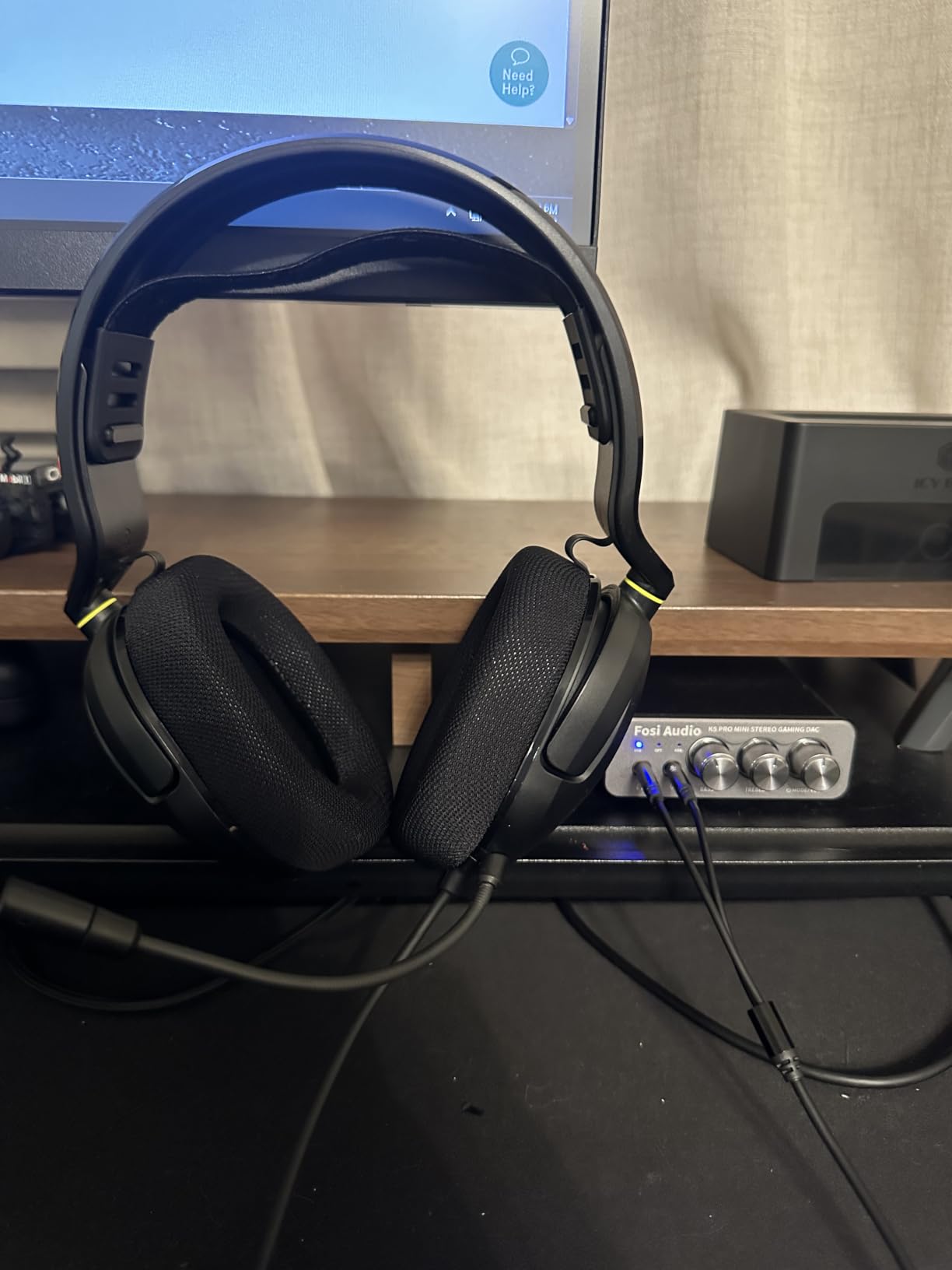 Fosi Audio K5 Pro Gaming DAC Headphone Amplifier Mini Hi-Fi Stereo Digital-to-Analog Audio Converter USB Type C/Optical/Coaxial to RCA/3.5MM AUX for PS5/PC/MAC/Computer customer photo 1