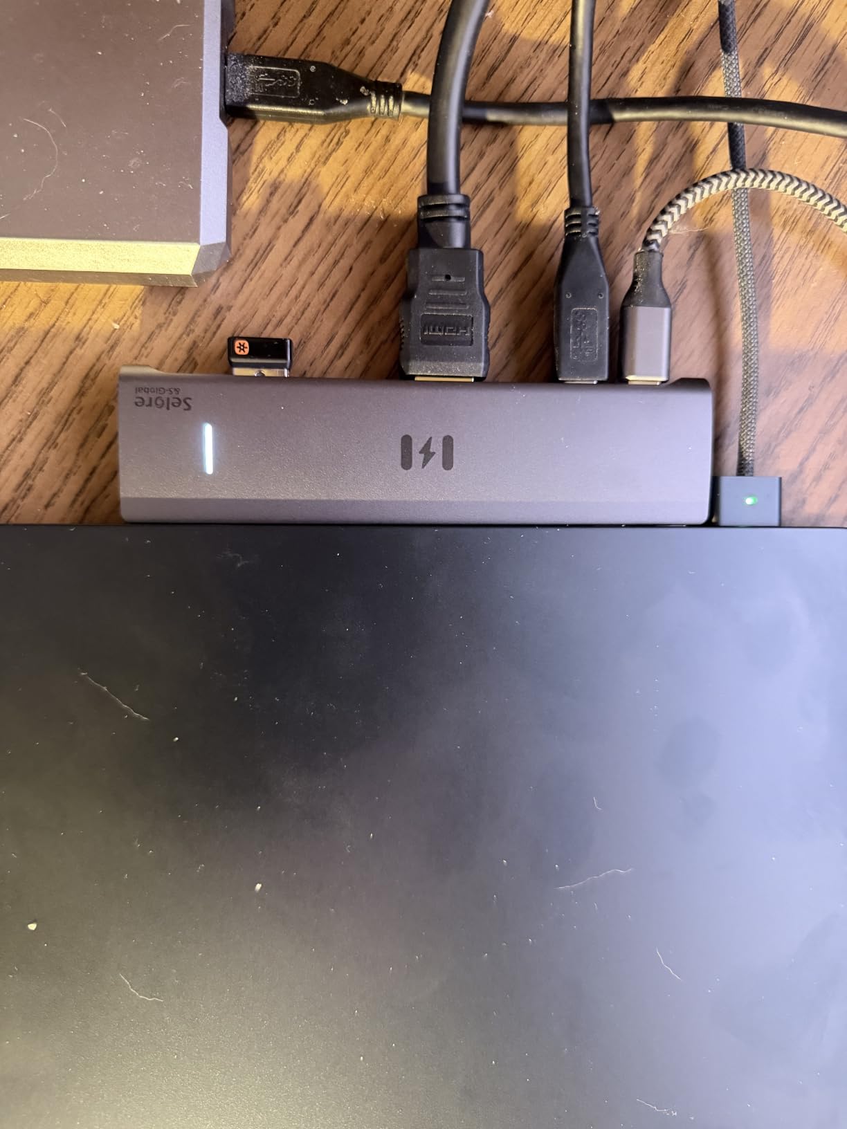 Selore USB C Docking Station Dual Monitor, USB C to Dual HDMI Adapter | Dual 4K@60Hz HDMI Ports, PD Charging, SD/microSD, USB A&C 3.0 Ports, Laptop Docking Station for Dell XPS/HP/Lenovo/Surface etc customer photo 1