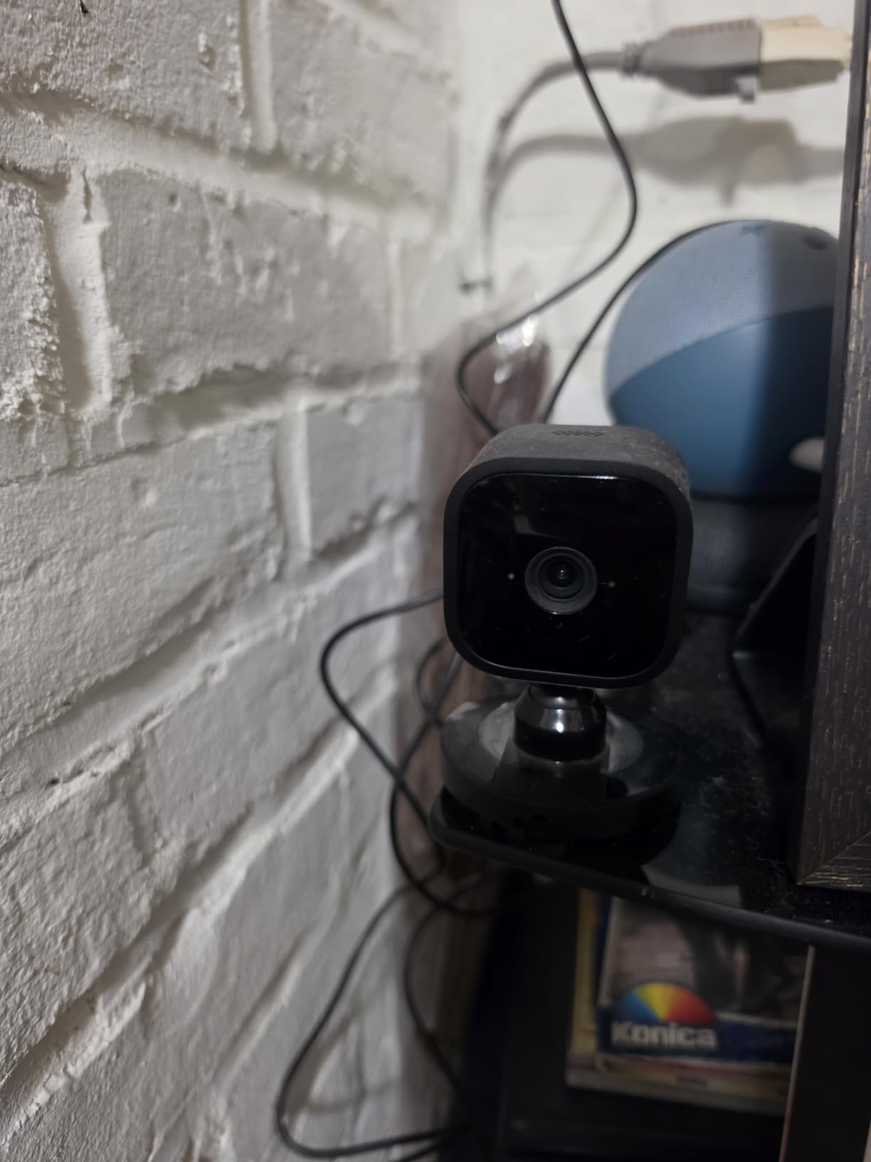Blink Mini 2 - Home Security & Pet Camera with HD video, color night view, motion detection, two-way audio, and built-in spotlight - 1 camera (White) customer photo 2