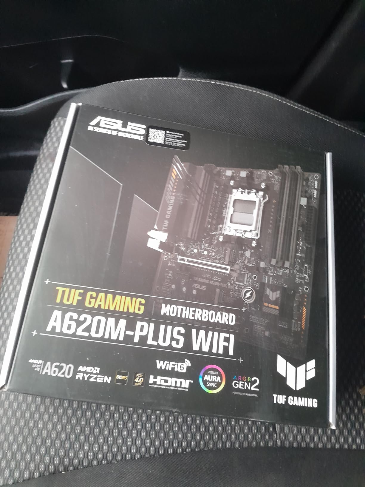 ASUS TUF Gaming A620M-PLUS(WiFi) AMD AM5 (Ryzen 7000) microATX Gaming Motherboard(DDR5, PCIe 4.0, 2xM.2 Slots, 2.5Gb LAN, Wi-Fi6, 2xDisplayPort, HDMI, Front USB 3.2 Gen 1 Type-C, BIOS Flashback, M.2 Q-Latch) customer photo 2