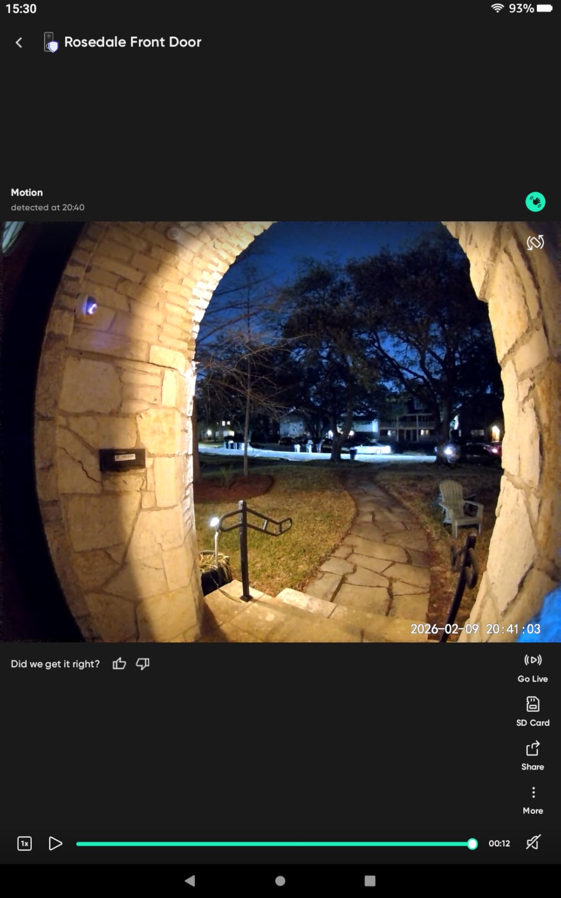 WYZE Wired Doorbell Camera v2 (Existing Doorbell Wiring Required), 2K Security Video Doorbell, Color Night Vision, 2-Way Audio, Package Monitor, Works with Alexa & Google Assistant. Free Expert Setup customer photo 1