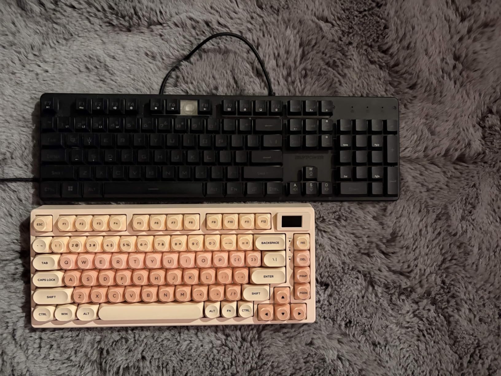 Womier SK80 75% Keyboard with Color Multimedia Display Gaming Keyboard, Creamy Sound Mechanical Wired Hot Swappable Gasket RGB Custom Keyboard, Pre-lubed Stabilizer for Mac/Win customer photo 1