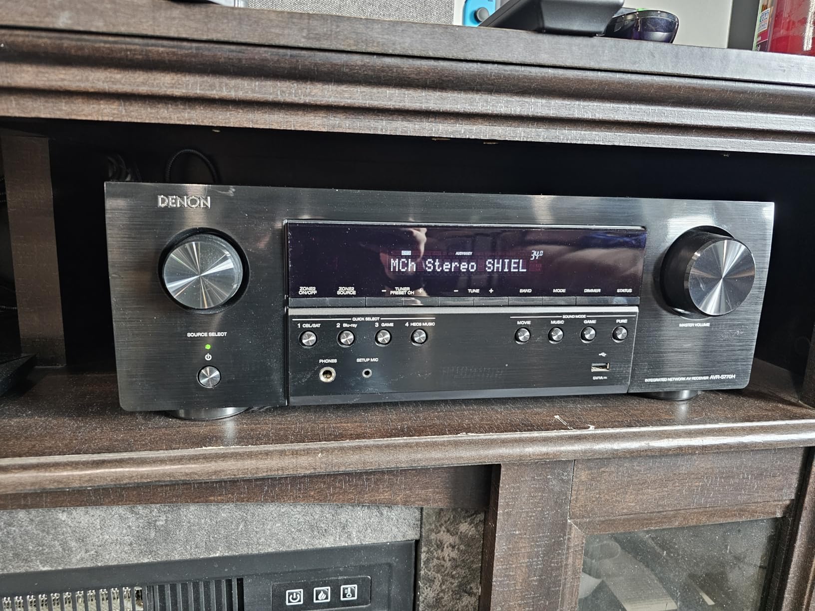 Denon AVR-S770H 7.2 Ch Home Theater Receiver - 8K UHD HDMI Receiver (75W X 7), Wireless Streaming via Built-in HEOS, Wi-Fi, Dolby TrueHD, DTS Neural:X & DTS:X Surround Sound, Bluetooth Amplifier customer photo 1