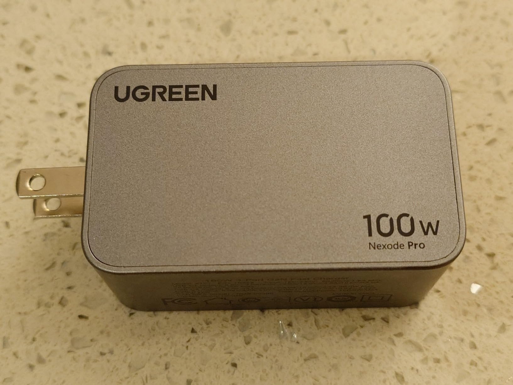 UGREEN Nexode Pro 100W GaN USB C Wall Charger, 3-Port Compact Fast PPS Charger for MacBook Pro/Air, Pixelbook, iPad, iPhone 17/16/15 Series, Galaxy S25/S24, Pixel 10/9, Steam Deck customer photo 1