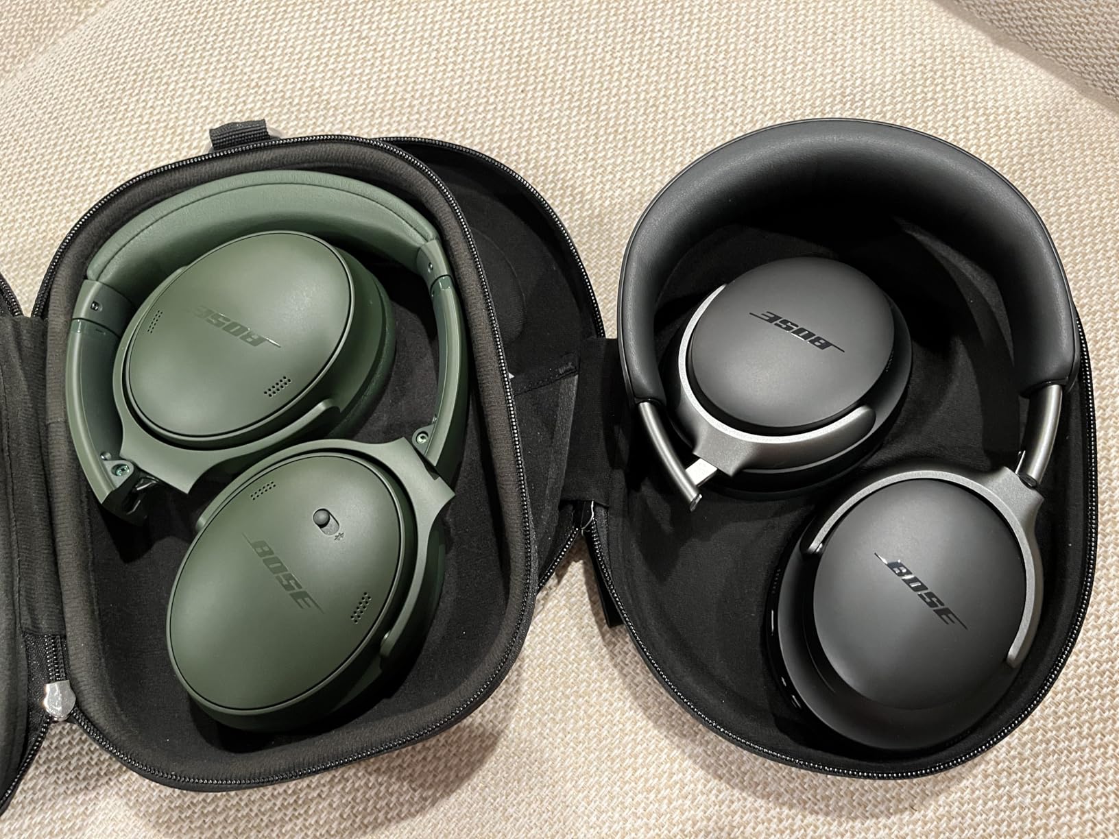 Bose QuietComfort Headphones - Wireless Bluetooth Headphones, Active Over Ear Noise Cancelling and Mic, USB-C Charging, Deep Bass, Up to 24 Hours of Playtime, Black customer photo 1