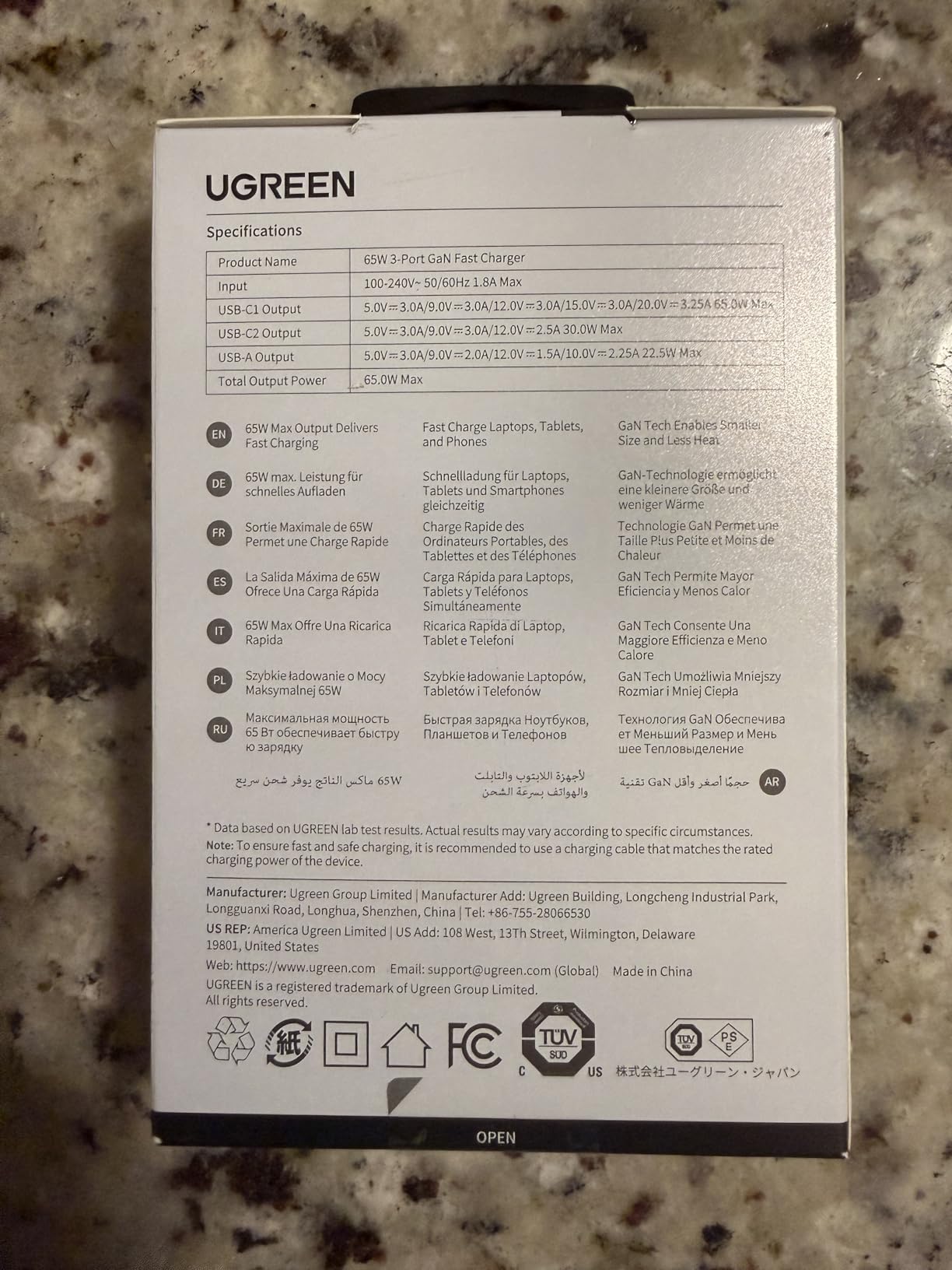UGREEN Nexode Pro 65W GaN USB C Slim Wall Charger, 3-Port Compact Fast PPS Charger for iPhone 17/16/15 Series, MacBook Air, iPad Pro, Galaxy S25/S24, Pixel 10/9, Steam Deck customer photo 2