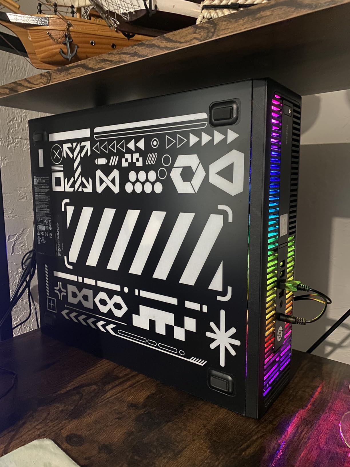 HP RGB Gaming Desktop Computer, Intel Quad Core I5-6500 up to 3.6GHz, GeForce GTX 750 Ti 4G, 16GB DDR4, 512G SSD, RGB Keyboard & Mouse, 600M WiFi & BT 5.0, Win 11 Pro (Renewed) customer photo 2
