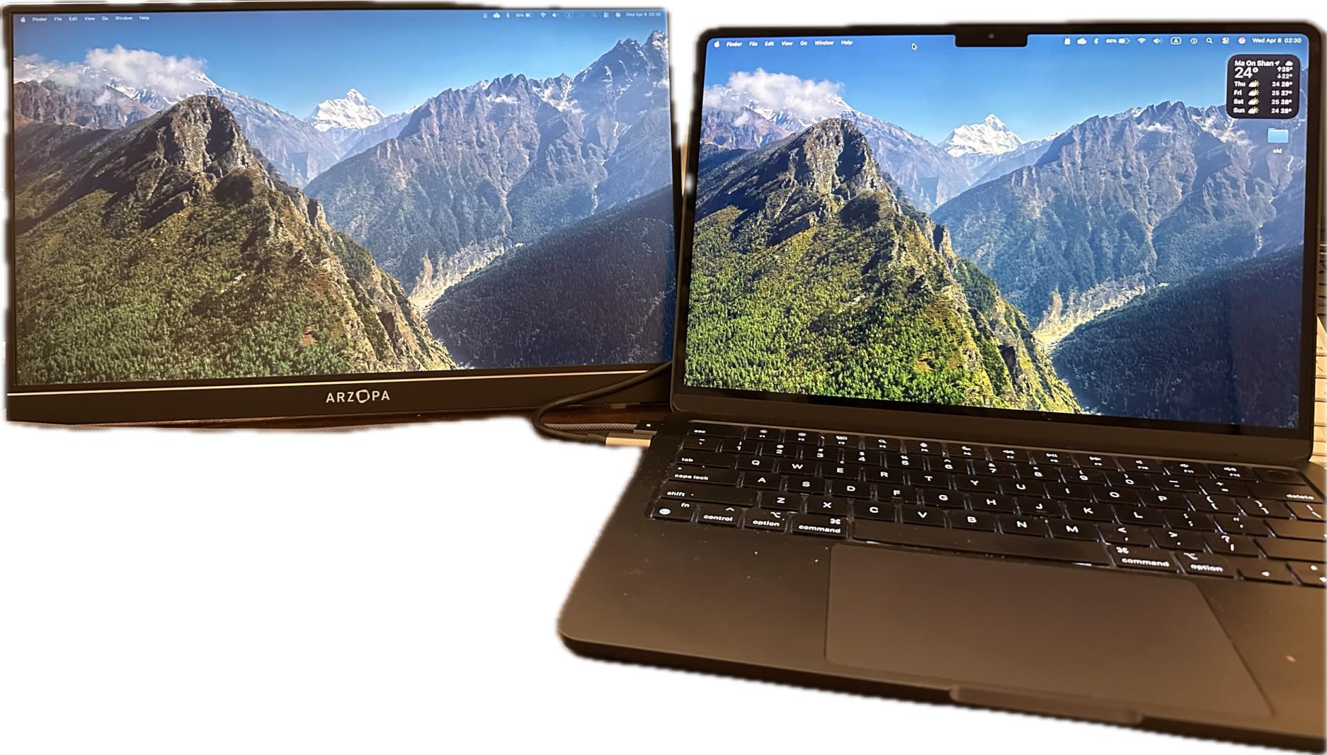 ARZOPA 16.1'' 144Hz Portable Gaming Monitor, 106% sRGB 1080P FHD Kickstand Portable Monitor with HDR, Ultra Slim, Eye Care, External Second Screen for Laptop, PC, PS5, Mac, Xbox-Z1FC customer photo 2