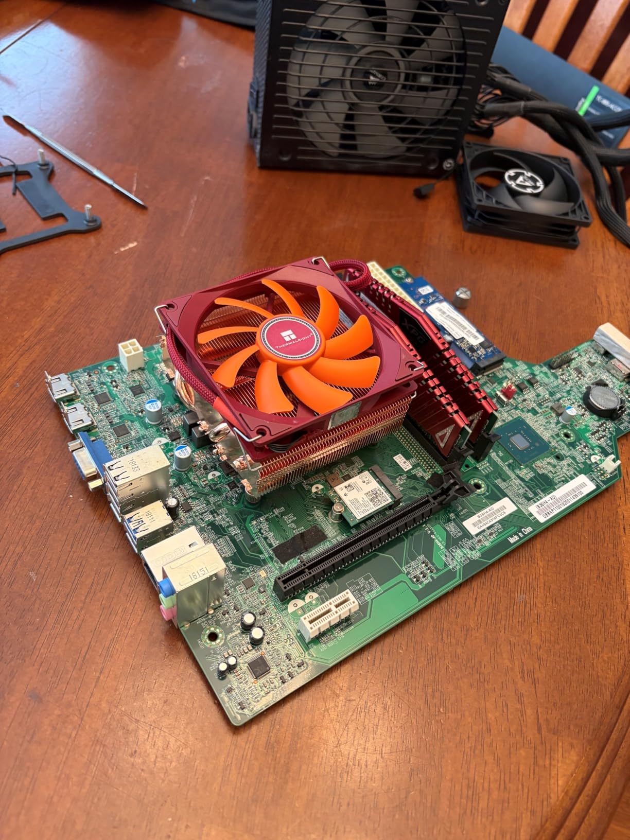 Thermalright AXP90-X53 Full Copper Low Profile CPU Cooler ITX, with 92mm TL-9015R Slim PWM Fan ITX CPU Cooler, AGHP Technology, 53mm Height, for AMD AM4 AM5/Intel 1700/1150/1151/1200/1851 customer photo 1