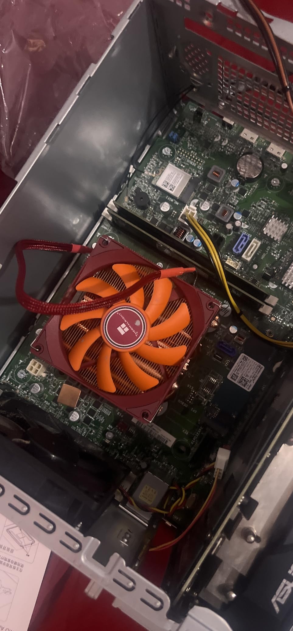 Thermalright AXP90-X53 Full Copper Low Profile CPU Cooler ITX, with 92mm TL-9015R Slim PWM Fan ITX CPU Cooler, AGHP Technology, 53mm Height, for AMD AM4 AM5/Intel 1700/1150/1151/1200/1851 customer photo 2