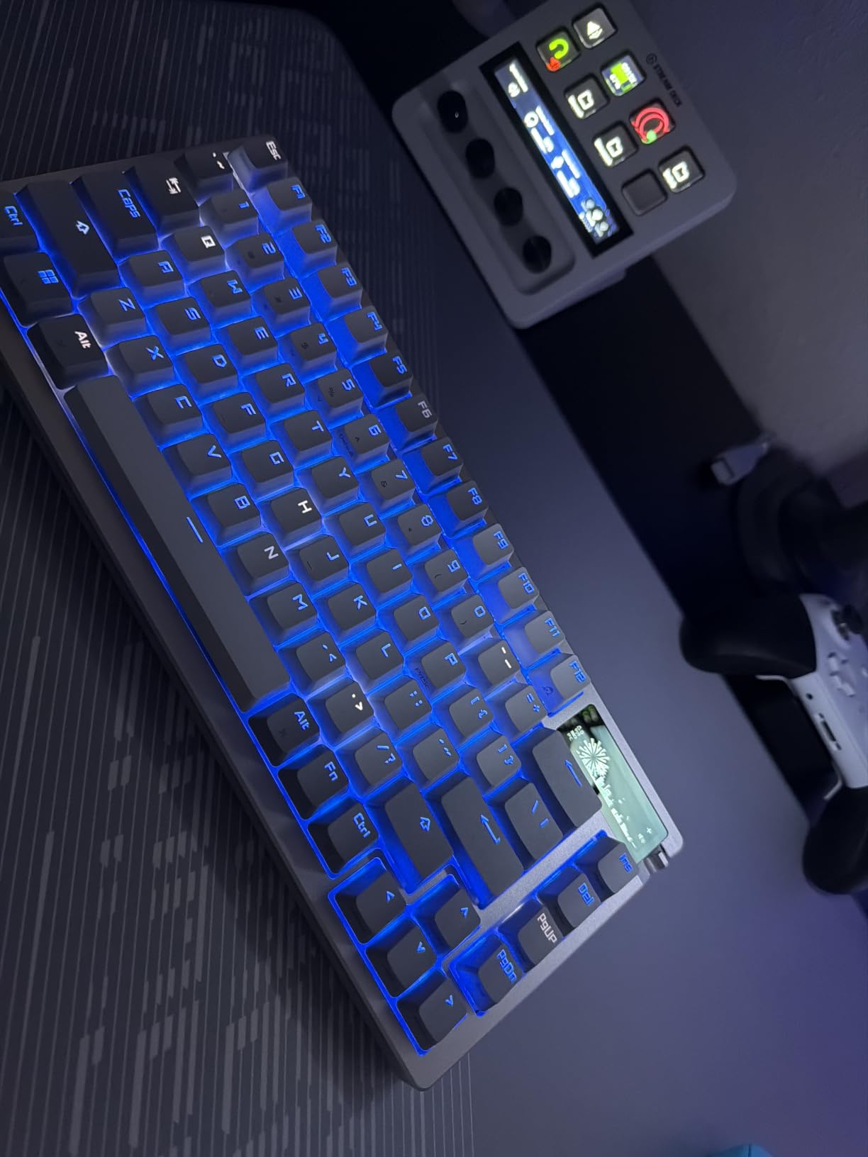 ASUS ROG Azoth Wireless Mechanical Gaming Keyboard - 75% TKL, Tri-Mode Connectivity, Hot Swappable Pre-lubed ROG NX Snow Linear Switches, PBT Keycaps, RGB, OLED Display, PC/Mac Support - Black customer photo 1