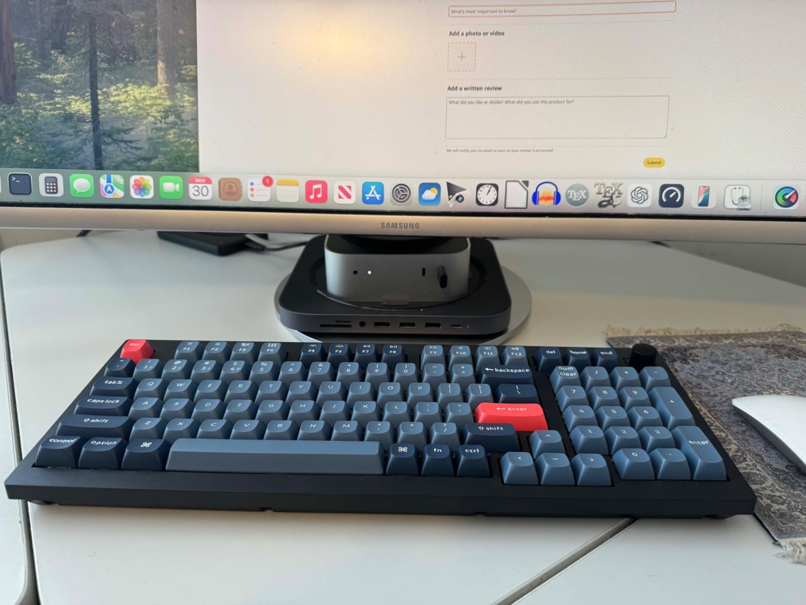 Keychron V5 Max Custom Wireless Mechanical Gaming Keyboard with Number Pad, 96% Layout QMK/VIA 2.4 GHz/Bluetooth 5.1/Wired, RGB Backlit Hot-Swappable Gateron Banana Switch for Mac Windows Linux customer photo 2
