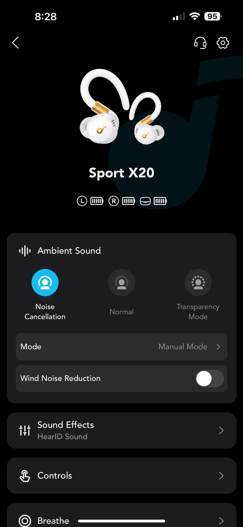Soundcore Sport X20 by Anker, True-Wireless Workout Earbuds, Rotatable and Extendable Ear Hooks, Noise Cancelling, Deep Bass, IP68 Waterproof, Sweatproof, Dustproof, 48H Play, Sport Earbuds for Gym customer photo 1