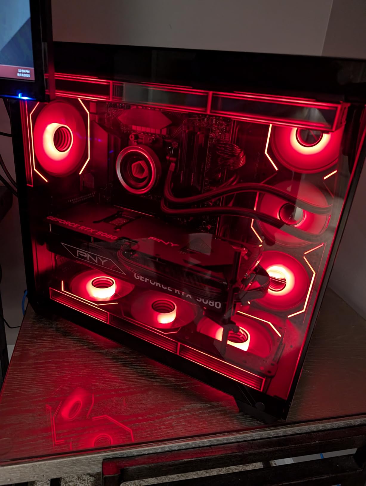 Panorama RTX 5080, 24-Core i9-14900KF, 32GB DDR5 RAM, 2TB Gen4 NVMe SSD, Liquid Cooled Gaming Desktop PC w/Windows 11 Pro, 3-Year Warranty, RGB Keyboard+Mouse, RJ45, Internal Wi-Fi 6E, 3X DP & HDMI customer photo 1