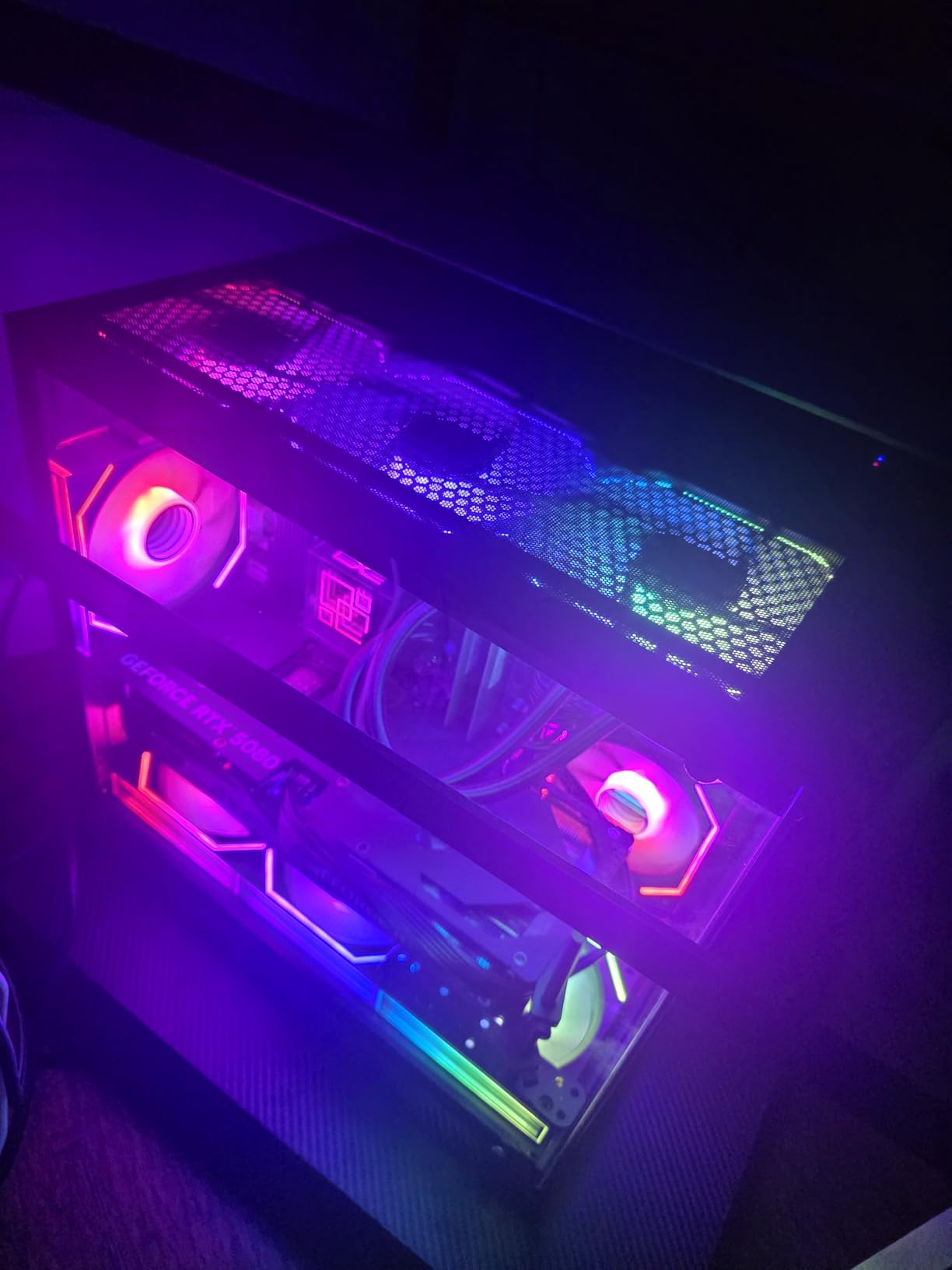 Panorama RTX 5080, 24-Core i9-14900KF, 32GB DDR5 RAM, 2TB Gen4 NVMe SSD, Liquid Cooled Gaming Desktop PC w/Windows 11 Pro, 3-Year Warranty, RGB Keyboard+Mouse, RJ45, Internal Wi-Fi 6E, 3X DP & HDMI customer photo 2
