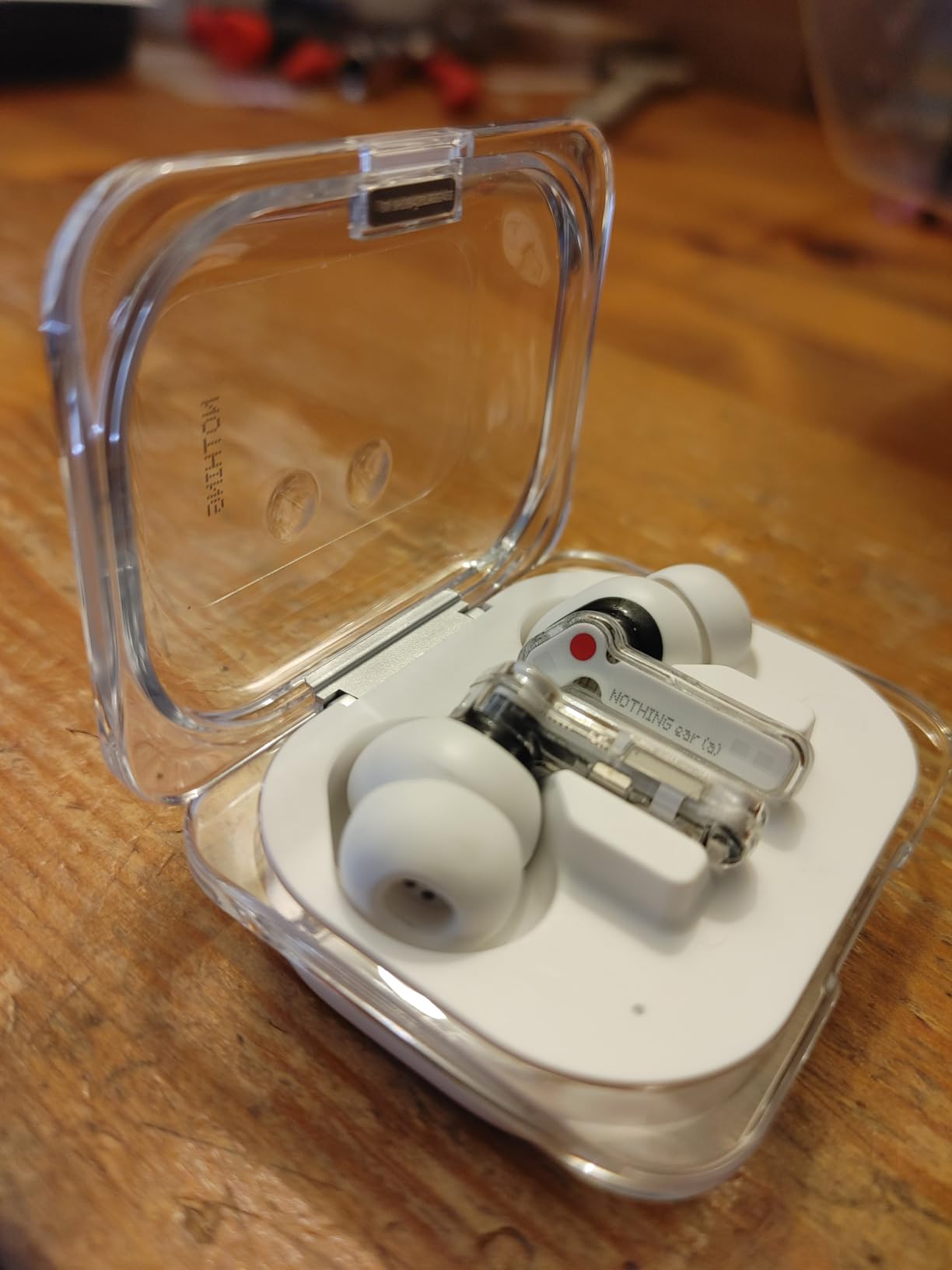 Nothing Ear (a) Wireless Earbuds, 45dB Hybrid Noise Cancelling Earbuds, Hi-Res Audio, Advanced Equaliser, Dual Connect, 6 Mics, 42.5H Playtime Ear Buds Wireless Bluetooth, White customer photo 2