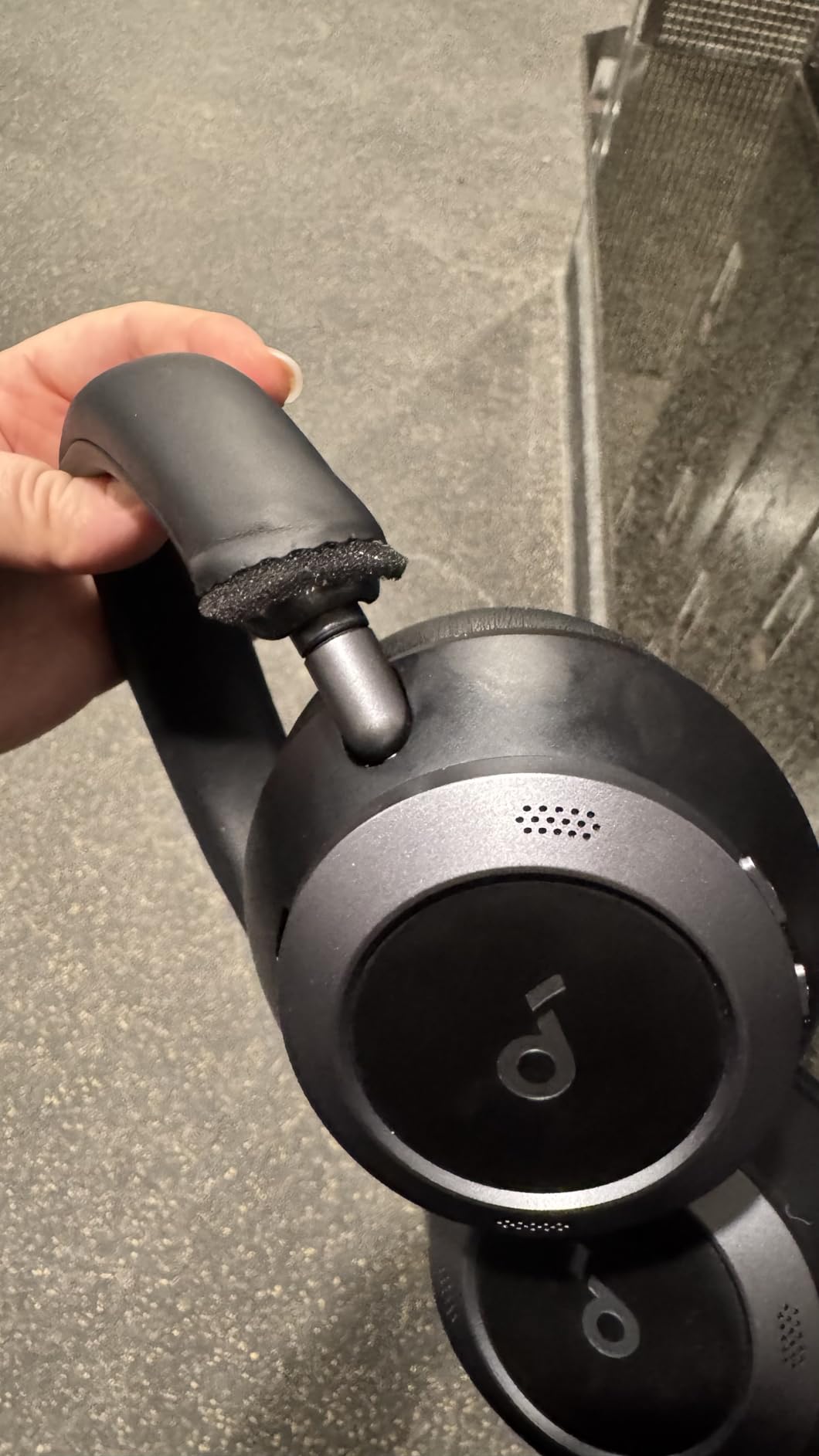 Soundcore Anker Space One Pro Wireless Over-Ear Headphones, Foldable Design | Adaptive Active Noise Cancelling, 60H Playtime, Hi-Res LDAC, multipoint connection, 6-Mic Calls, 5-Min Charge for 8 Hrs customer photo 2