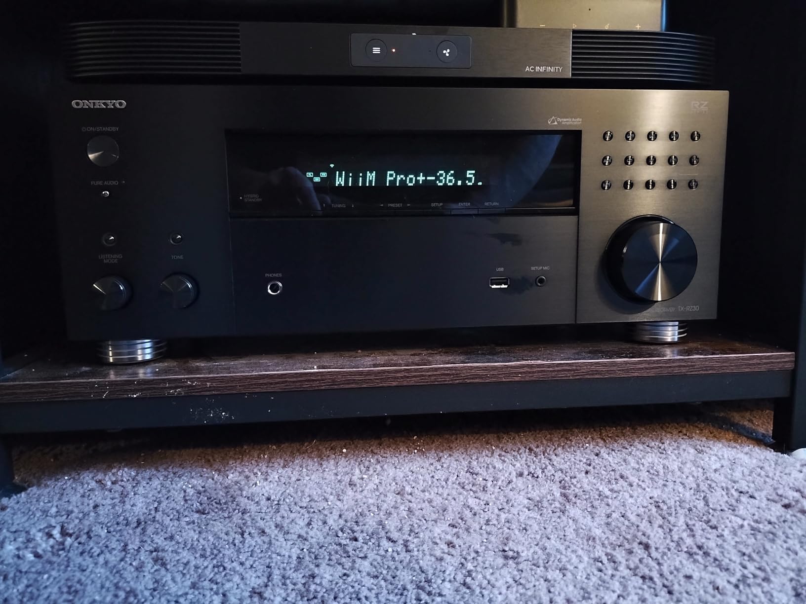 Onkyo TX-RZ30 9.2-Channel AV Receiver - 100 Watts Per Channel, Dirac Live Out of Box, Works with Sonos Certified, THX Certified and More customer photo 1