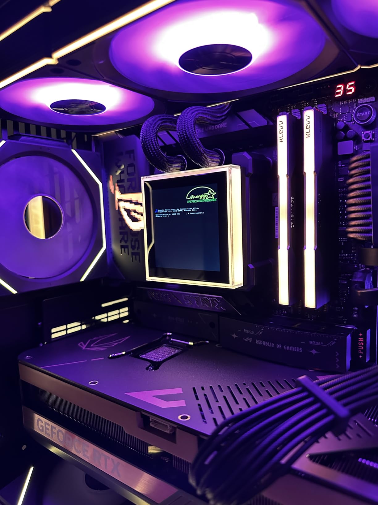 KLEVV CRAS V RGB DDR5 48GB (2x24GB) 6000MHz CL30 SK Hynix Chip 1.35V Gaming Desktop Ram Memory XMP 3.0 / AMD Expo Ready - Black (KD5KGUD80-60A300G) customer photo 2
