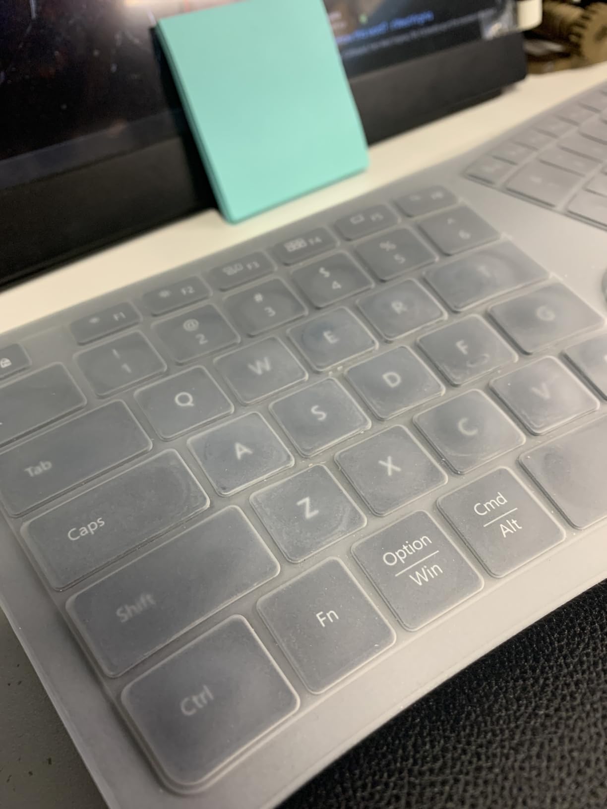 ProtoArc Backlit Bluetooth Ergonomic Keyboard, EK01 Plus Full Size Wireless Split Keyboard with Dual Bluetooth and USB, Cushioned Wrist Rest, Rechargeable, Compatible with Windows/Mac/Android, Blue customer photo 2