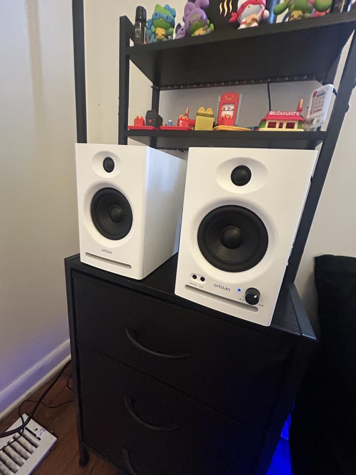 Ortizan C7 Dual-Mode 2.0 Studio Monitors, Active Monitor Speakers for Near Field Music Production, Bluetooth 5.3 Wireless Computer PC Monitor Gaming Bookshelf Speakers(Pair, Black) customer photo 2