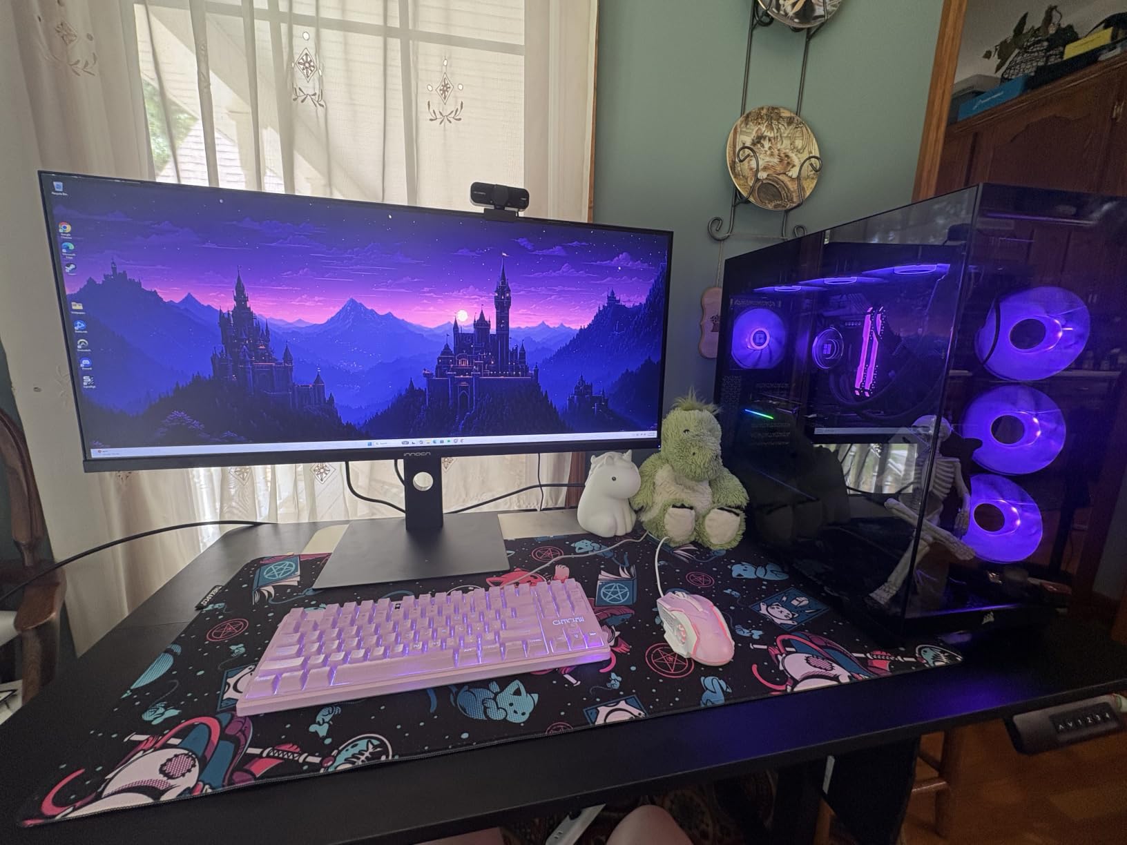 INNOCN 45 Inch 5K2K 5120 x 1440p 120Hz Ultrawide Curved Gaming Monitor, R1500, HDR400, USB Type-C 65W Power Delivery, PIP/PBP, Built-in Speaker, Height Adjustable, Black customer photo 2