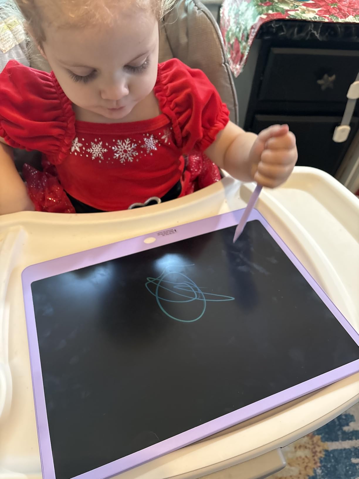 KOKODI LCD Writing Tablet for Kids 16 Inch Colorful Doodle Board, Electronic Drawing Tablet Drawing Pad for Kids, Educational and Learning Kids Toys Gifts for 3 4 5 6 7 8 Year Old Boys and Girls customer photo 1