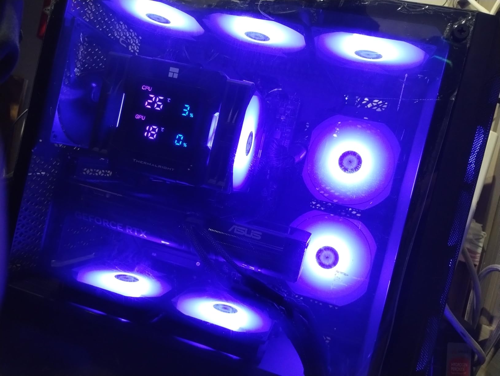 Thermalright TL-C14C-S X3 CPU Fan, 140mm ARGB Case Cooler, 4pin PWM Silent Computer Fan with S-FDB Bearing, 3-Pack Fans, up to 1500RPM PC Cooling customer photo 2