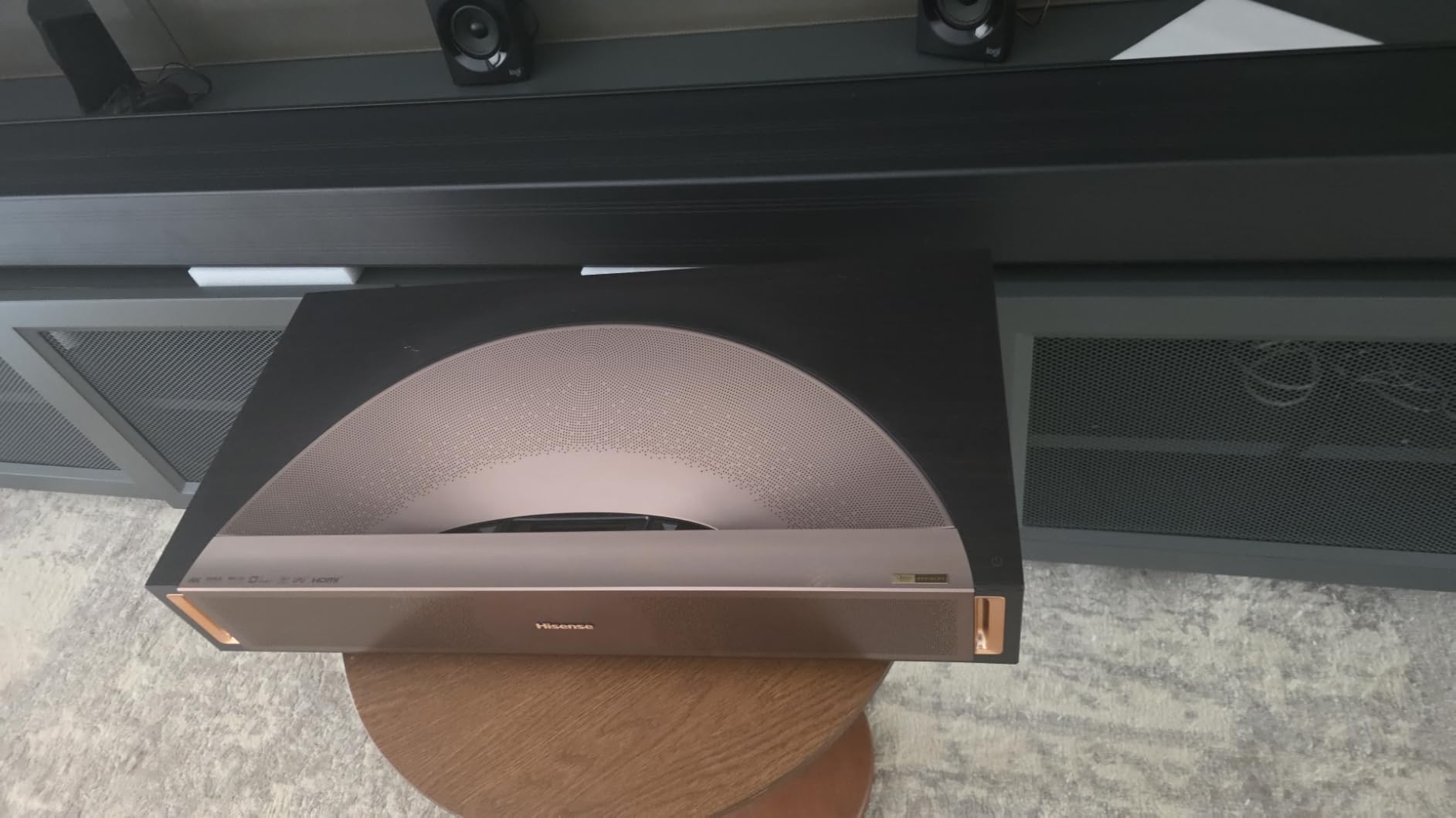 Hisense PX3-PRO Ultra Short Throw Triple Laser Projector, 4K UHD, 80-150 inch, 3000 Lumens, Dolby Vision & Atmos, IMAX Enhanced, 240Hz, Google TV, Designed for Xbox customer photo 2