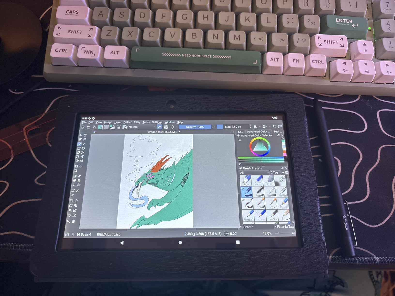T8 Drawing Tablet No Computer Needed,8 inch FHD Display,Octa-Core CPU,Pre-Installed Drawing Apps & Tutorials,More Bonus Items for Beginners, Artists, Students customer photo 1