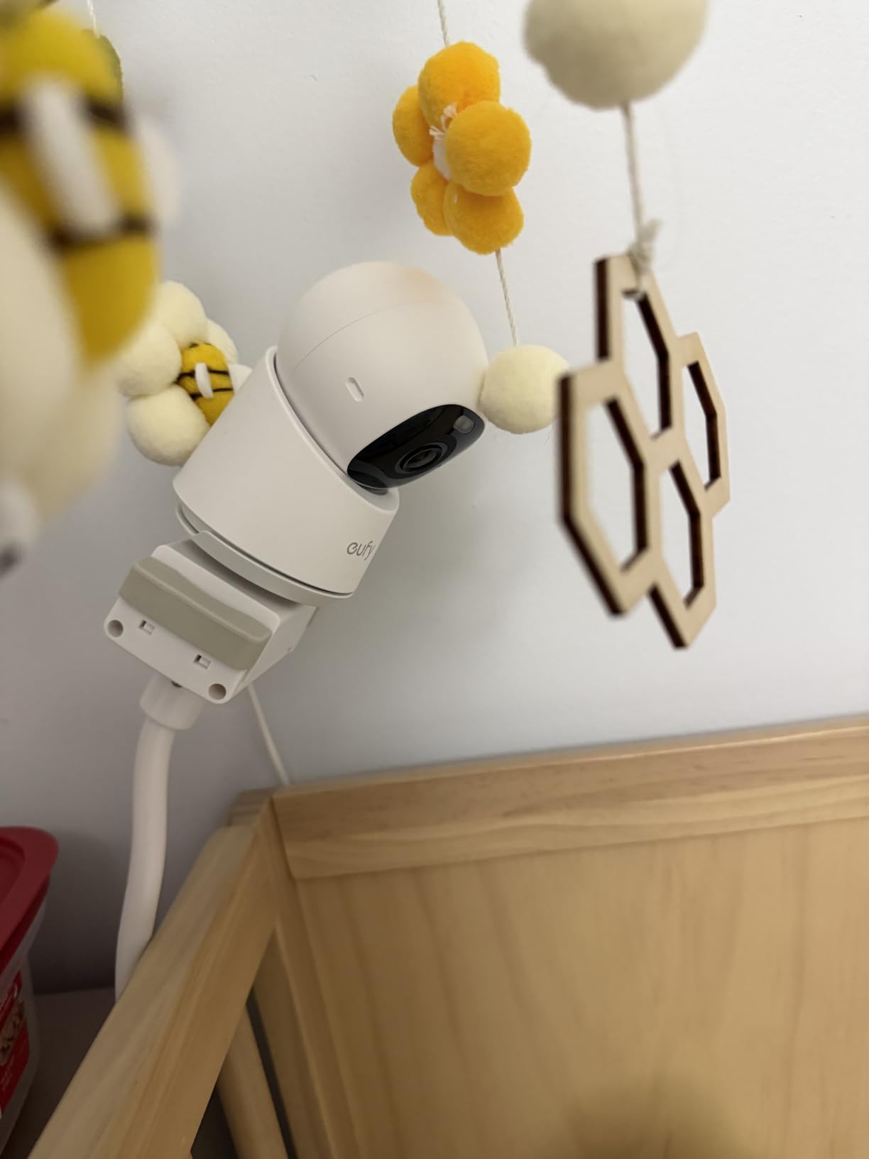 eufy Security 4K Indoor Camera E30 - No Subscription, Work as Pet Camera, Nanny/Baby Monitor, Pan & Tilt, AI Auto Tracking, AI Detection, 24/7 Recording, Color Night Vision, Two-Way Audio, Works with HomeKit customer photo 1