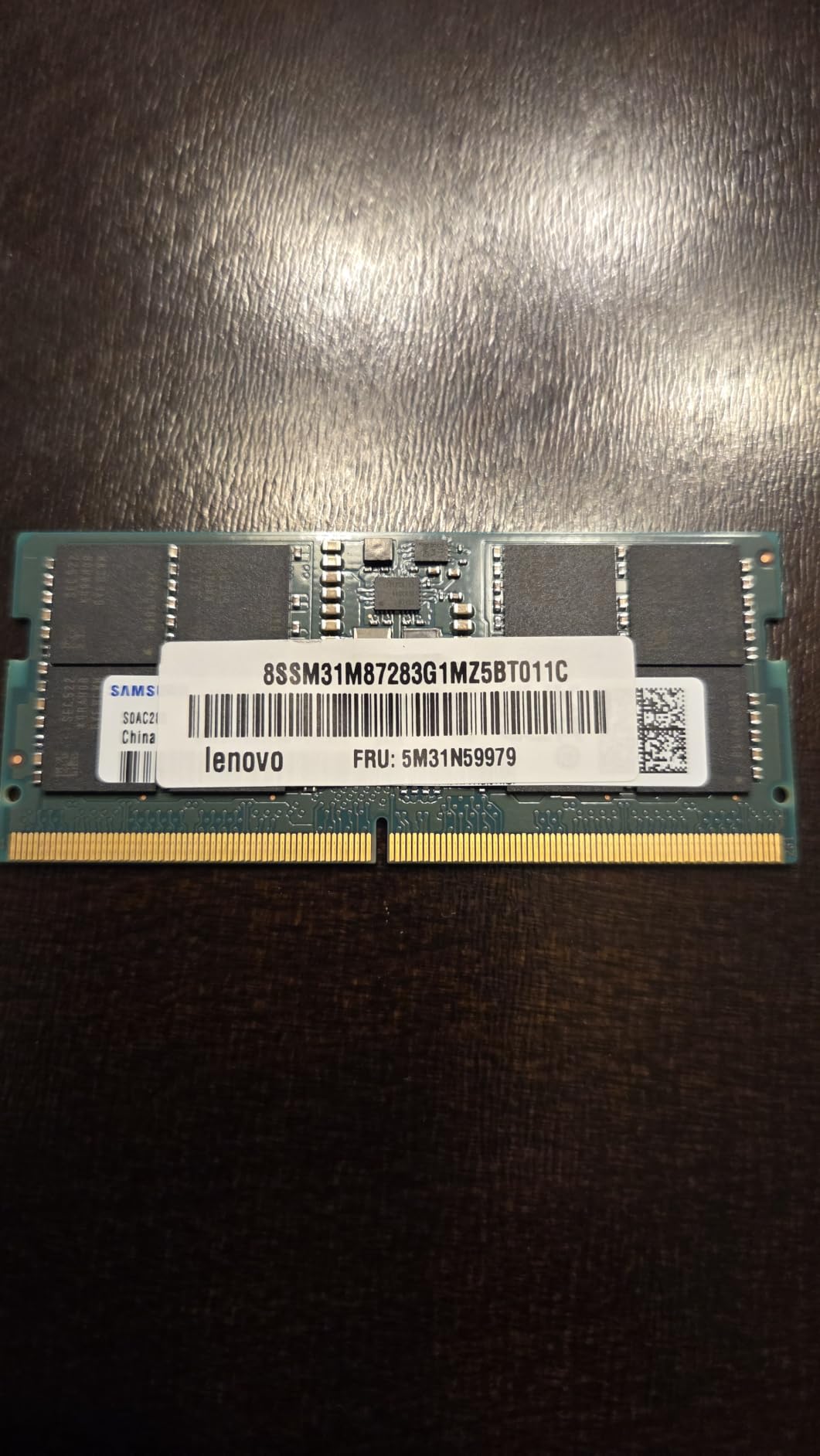 Samsung 16GB DDR5 5600MHz PC5-44800 CL46 SODIMM 1Rx8 Single Rank 1.1V 262-Pin Laptop RAM Memory M425R2GA3BB0-CWM customer photo 1