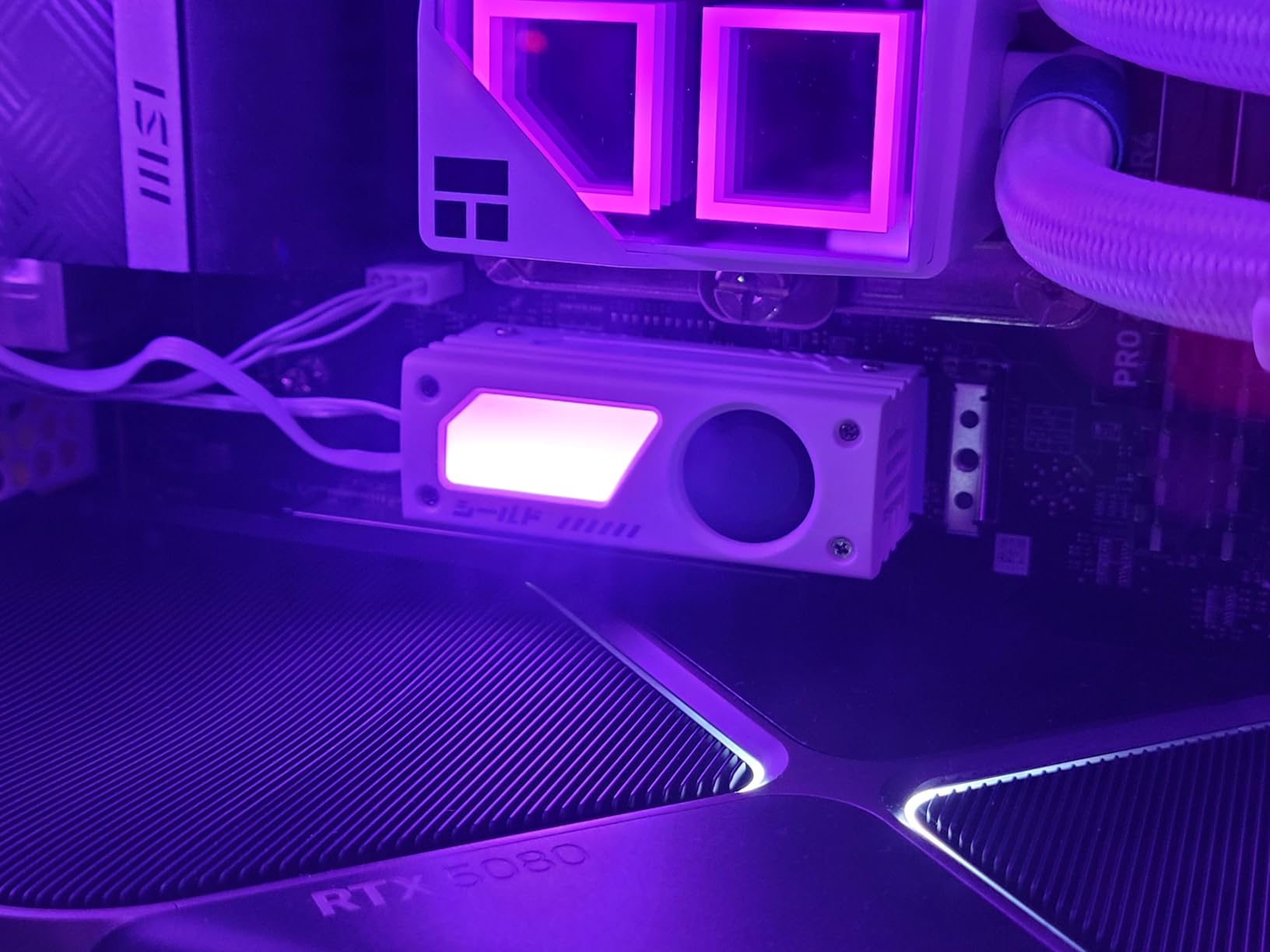 EZDIY-FAB Shield ARGB M.2 SSD Heatsink with Build-in 20mm PWM Fan customer photo 2