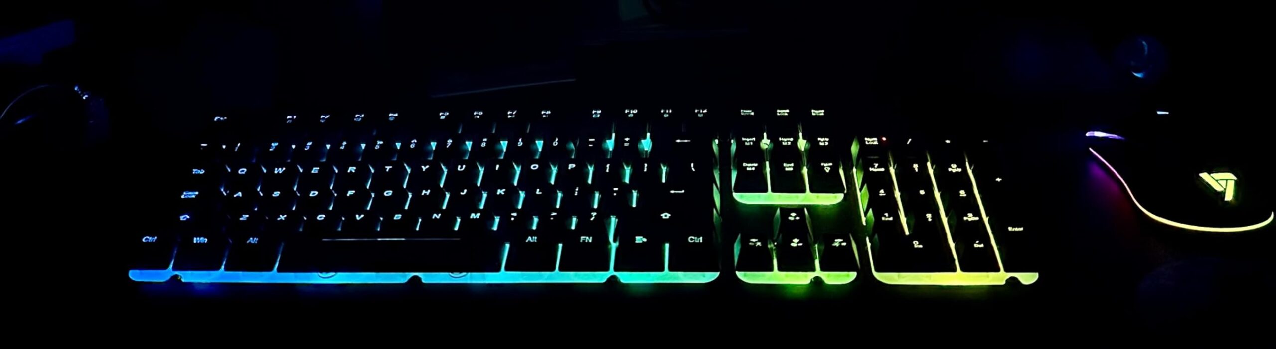 Wireless Gaming Keyboard and Mouse Combo, Metal Panel, 7 Color Backlits, Rechargeable 3200 mAh Battery, Wrist Rest, Sleep Mode, Light Up Keyboard + 7D 3200DPI Gaming Mice for PC Gamer customer photo 2