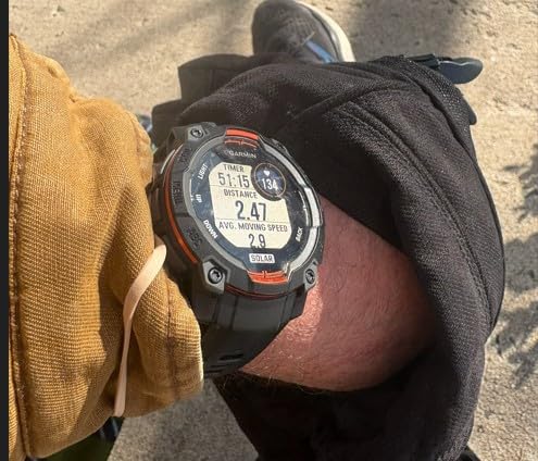 Garmin Instinct 3 Solar, Rugged GPS Smartwatch, 45mm, Black, Solar Charging, Metal-Reinforced Bezel, Built-In Flashlight customer photo 2