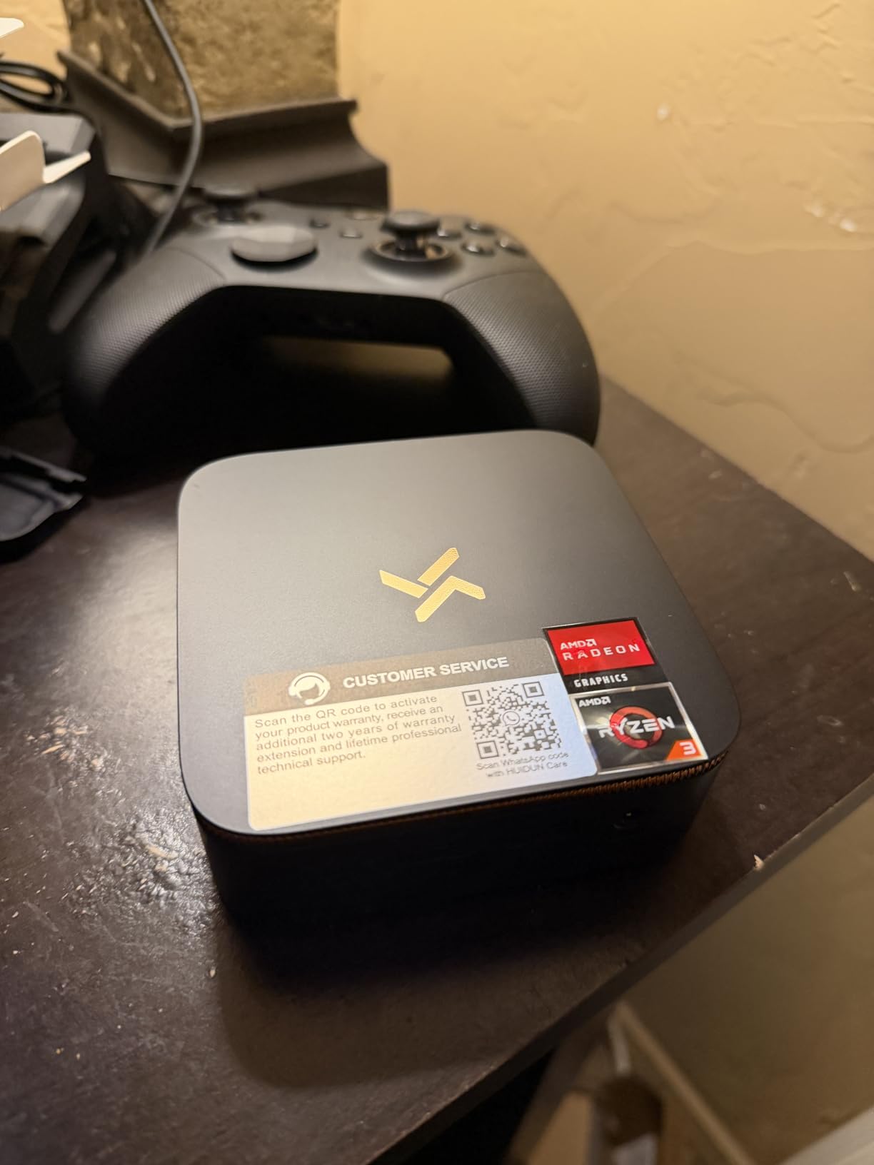 Huidun [3-Year Warranty] H50 Ryzen 3300U Mini PC Win 11 Pro (Beats 10110U/R2544/4300U), Micro PC 16GB DDR4 512GB SSD, Dual WiFi, DP+HDMI 4K@60Hz, USB3.2 Mini Desktop Computer for Office/Business/HTPC customer photo 1