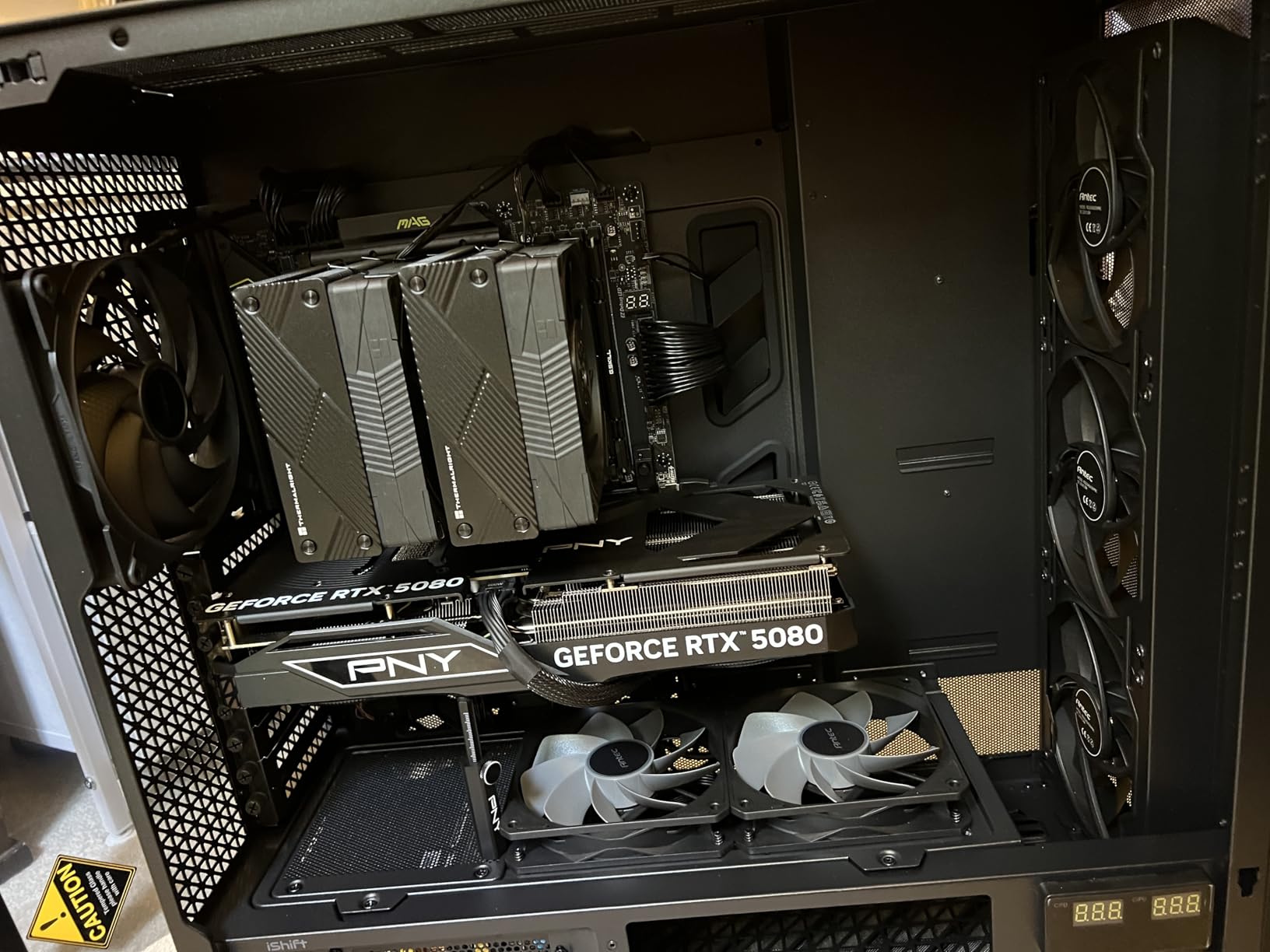 PNY NVIDIA GeForce RTX 5080 OC Triple Fan Graphics Card (16GB GDDR7, DLSS 4, Blackwell) customer photo 2