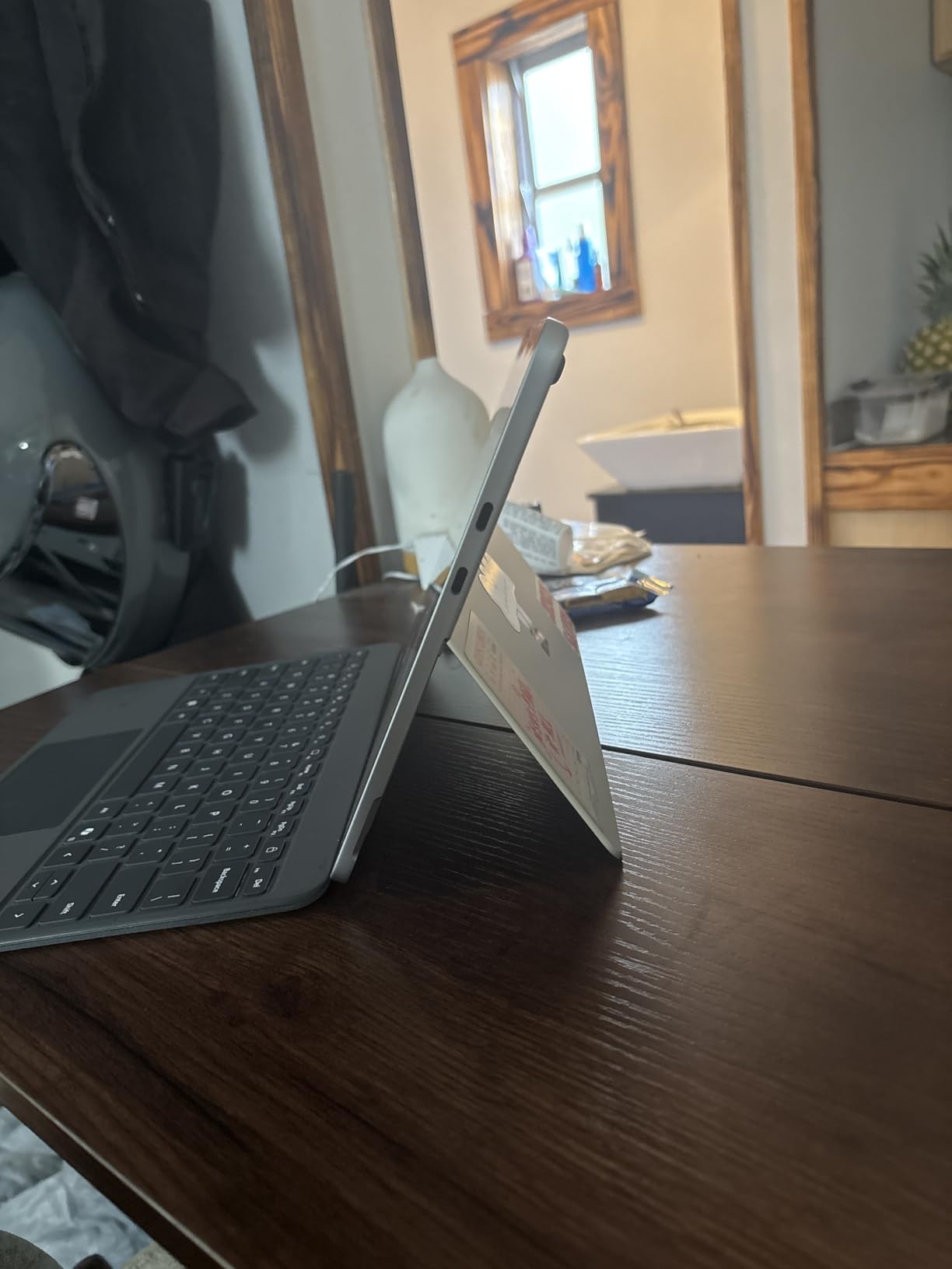 Surface Pro 2-in-1 Laptop/Tablet (2025), Windows 11 Copilot+ PC, 12-inch Touchscreen Display, Snapdragon X Plus (8 Core), 16GB RAM, 512GB Storage, Ocean customer photo 1