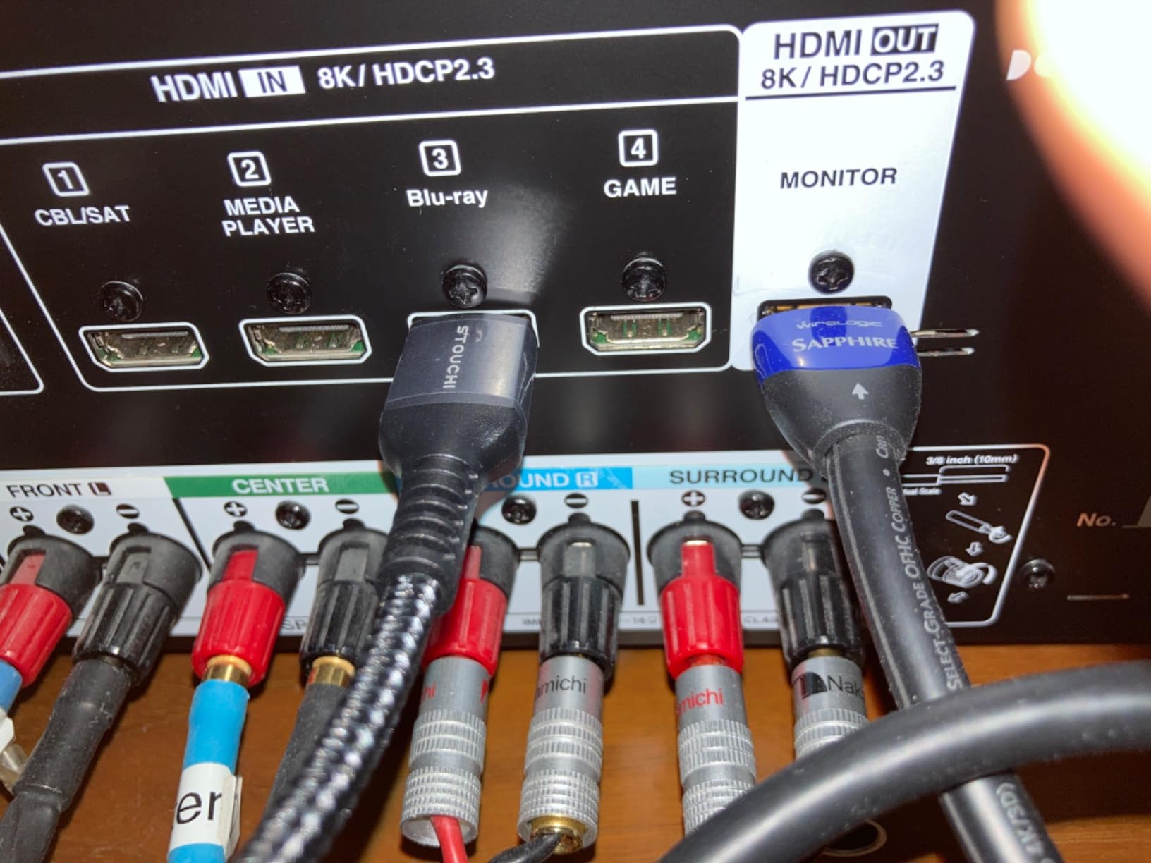 Stouchi 8K HDMI 2.1 Cable 8ft (2-Pack) 48Gbps 4K@120Hz | Ultra High Speed | eARC | Reduce Screen Tearing & Lag | Triple-tin Shielding | 30AWG Copper Wire | Nylon Braided customer photo 1