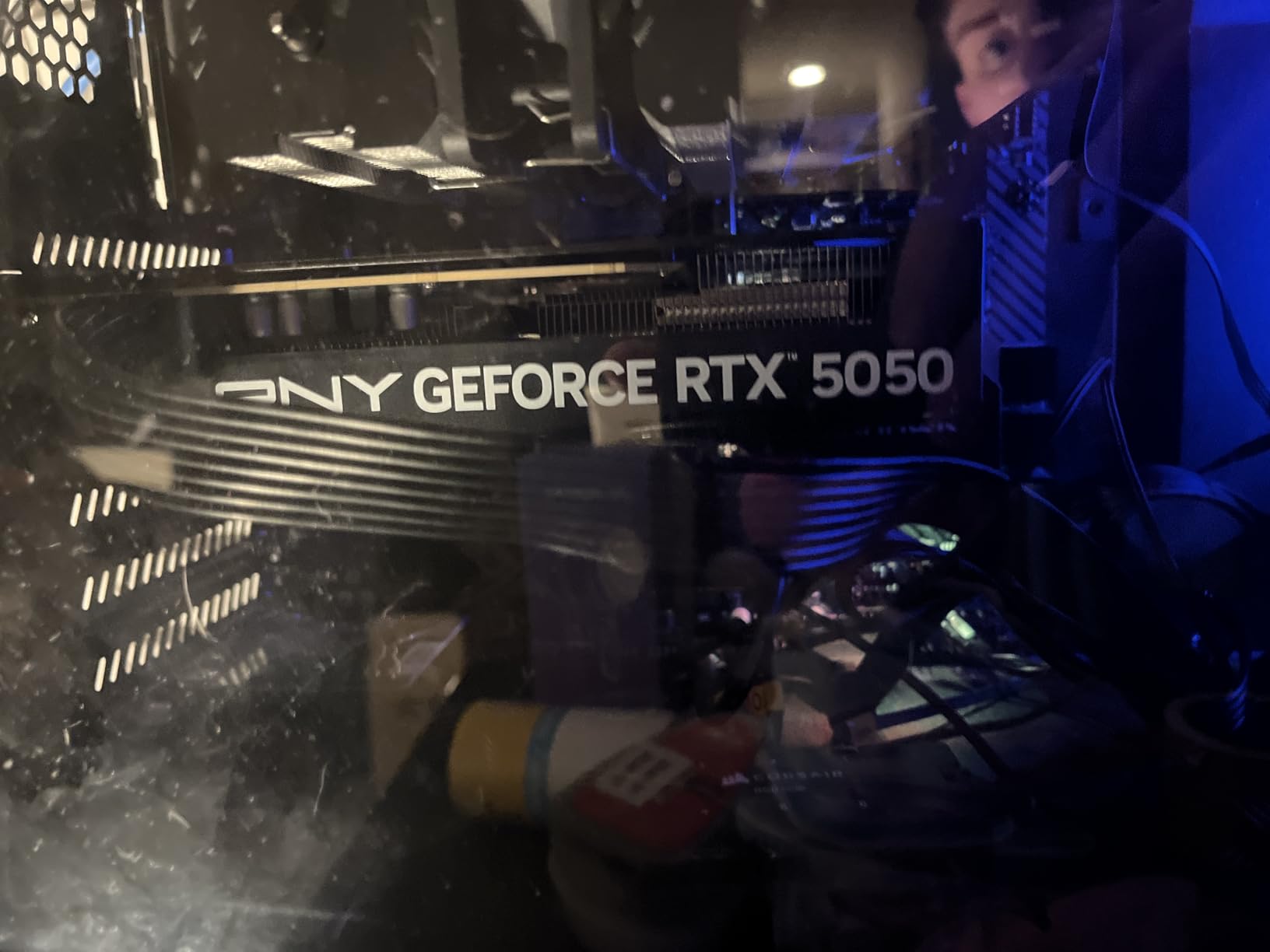 PNY NVIDIA GeForce RTX 5060 Ti Epic-X ARGB OC Triple Fan Graphics Card, 8GB GDDR7, Boost 2692 MHz customer photo 2